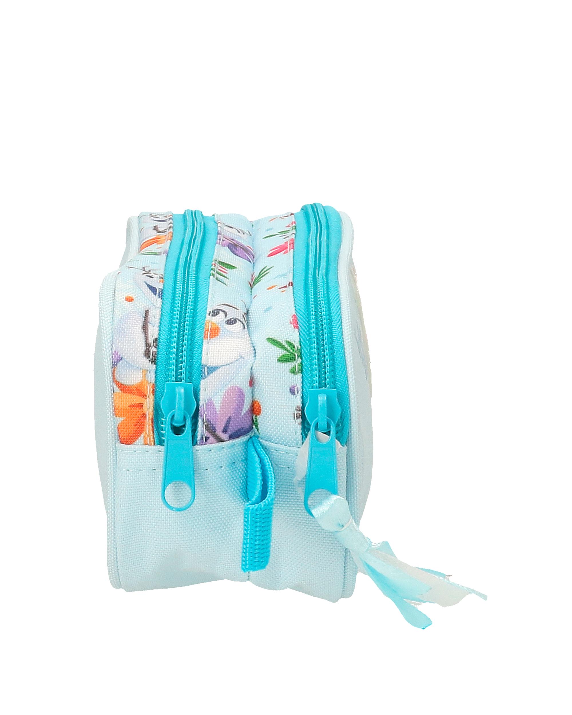 Necessaire de Dois Compartimentos Frozen Forever Azul-2