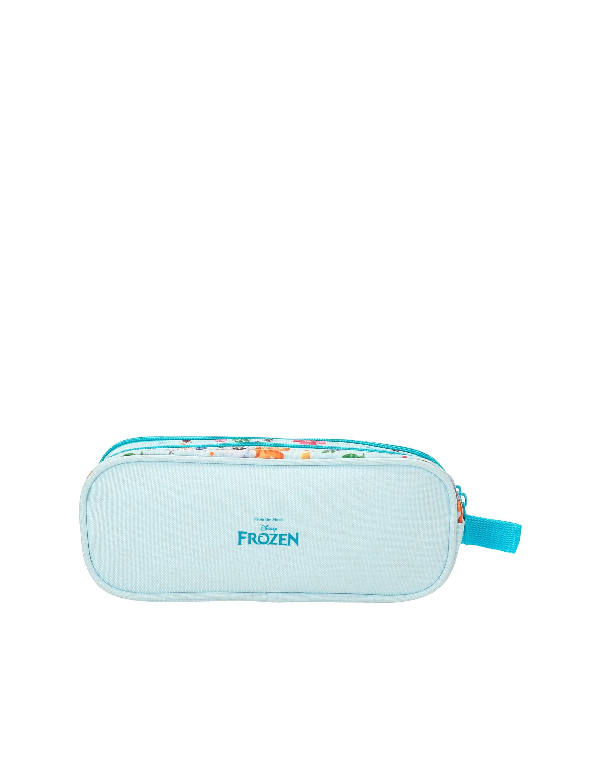 Necessaire de Dois Compartimentos Frozen Forever Azul-3