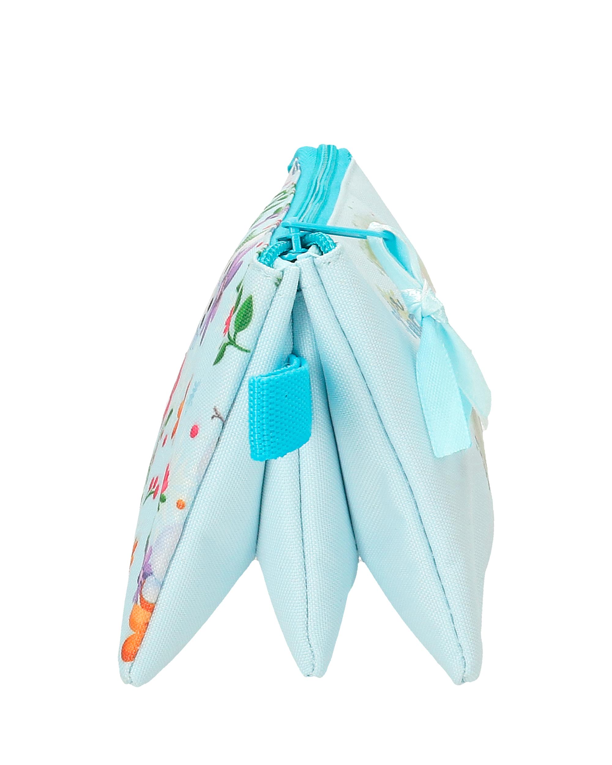 Necessaire Três Compartimentos Frozen Forever Azul-2