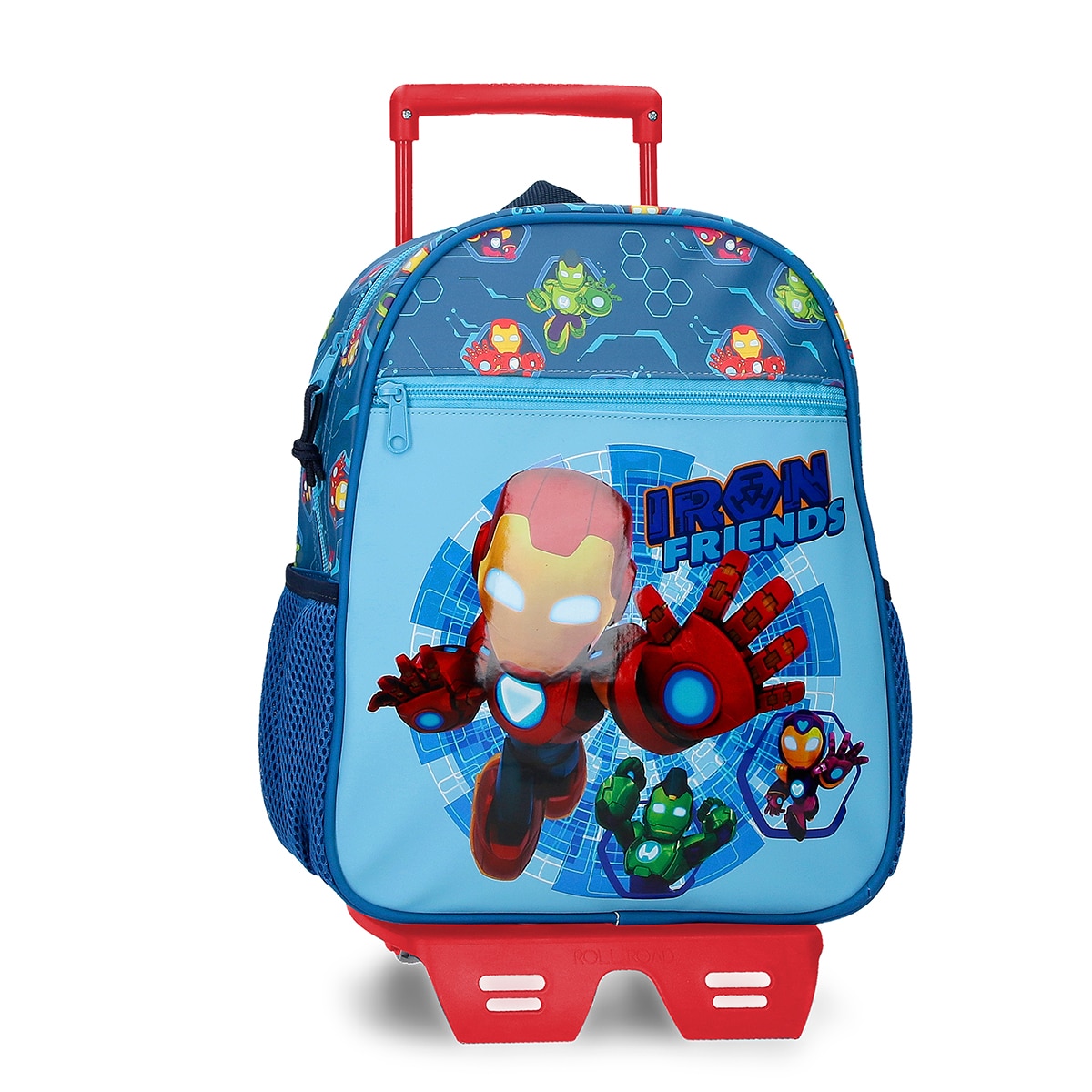 Imagem 0 de Mochila Escolar Iron Man Iron Friends com Capacidade de 9,8l com Carro