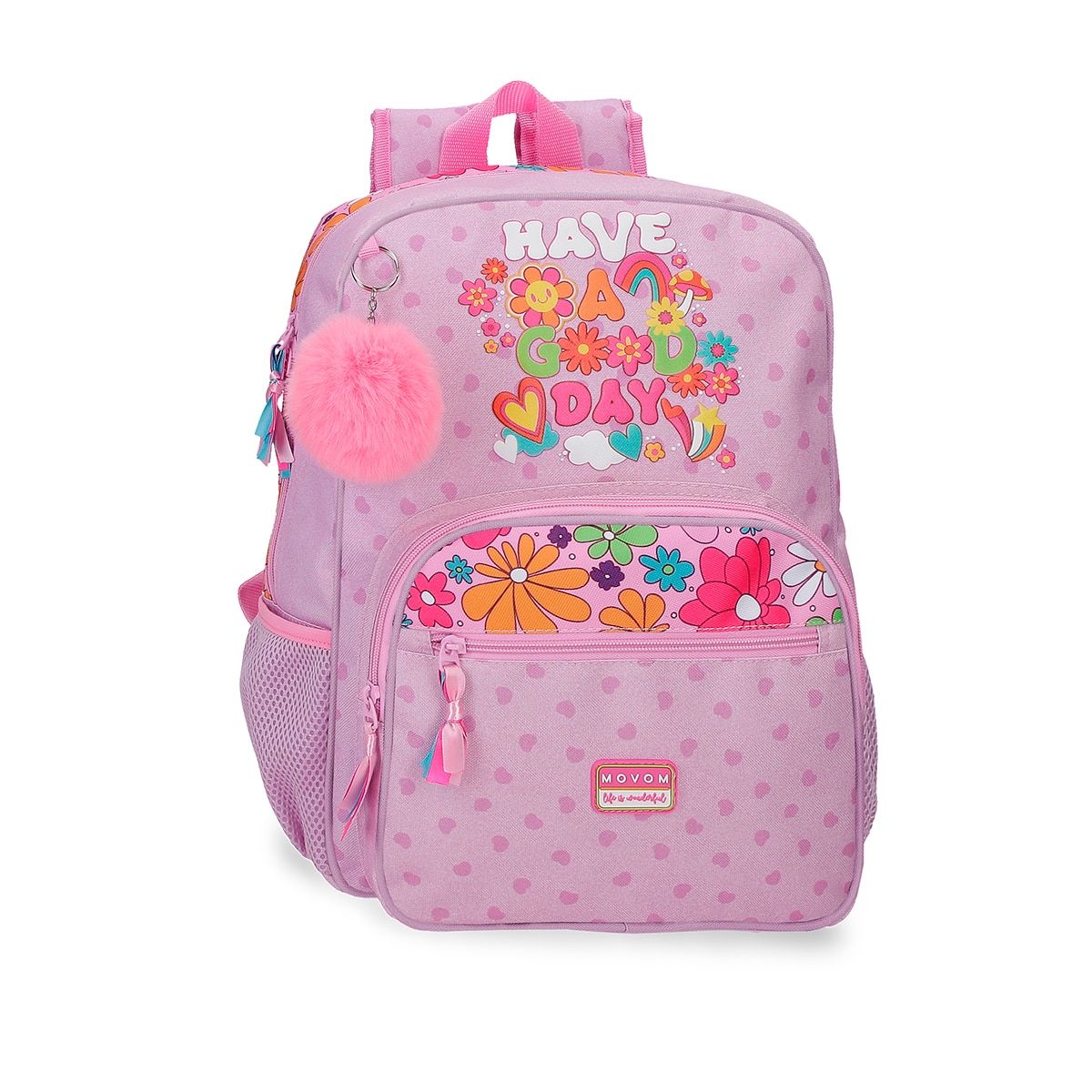 Imagem 0 de Mochila Escolar Movom Good Day com Capacidade de 13,68l Adaptável a Carro em Lilás