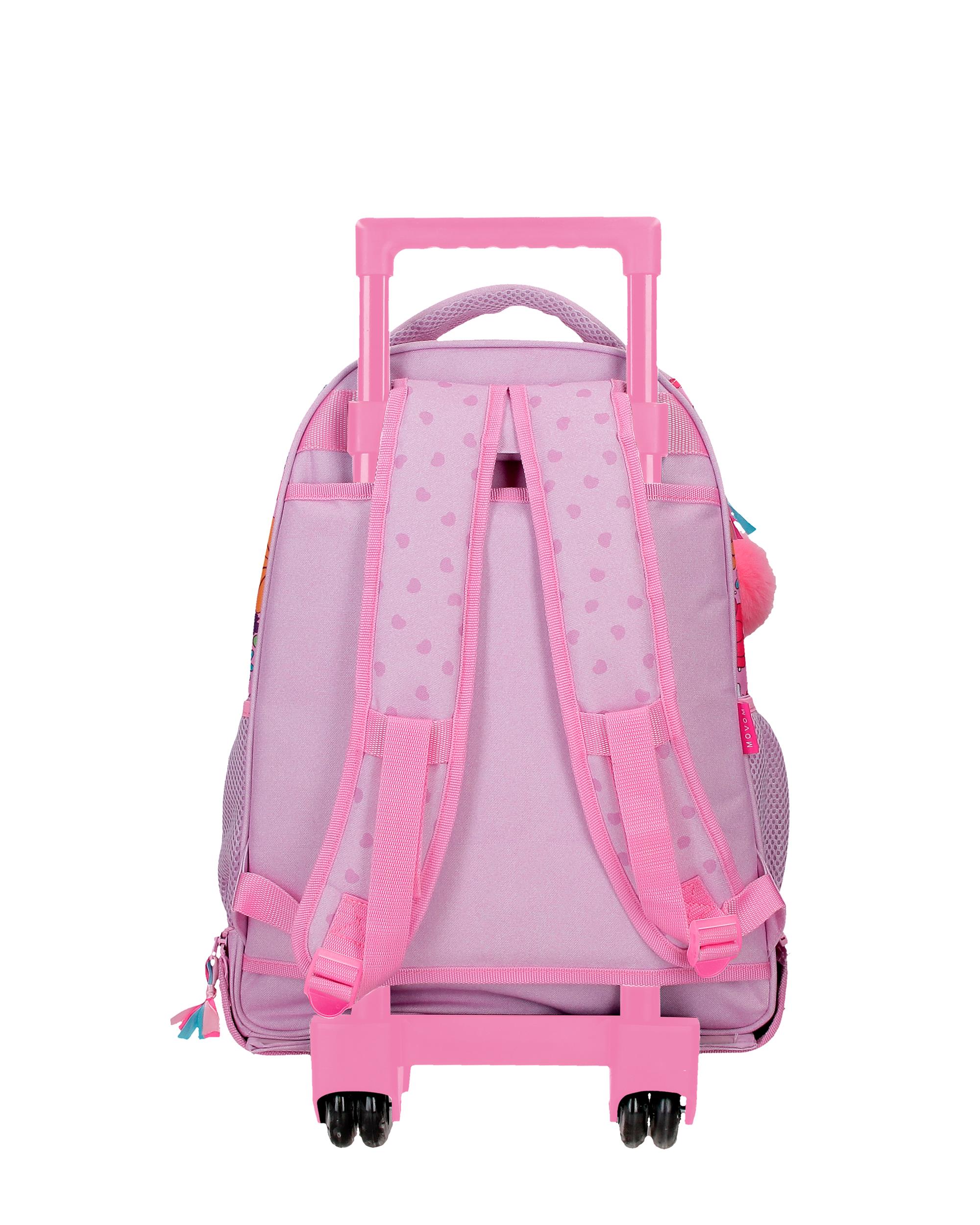 Mochila Compact Desmontável de Duas Rodas Movom Good Day com Capacidade de 29l em Malva Roxo-3