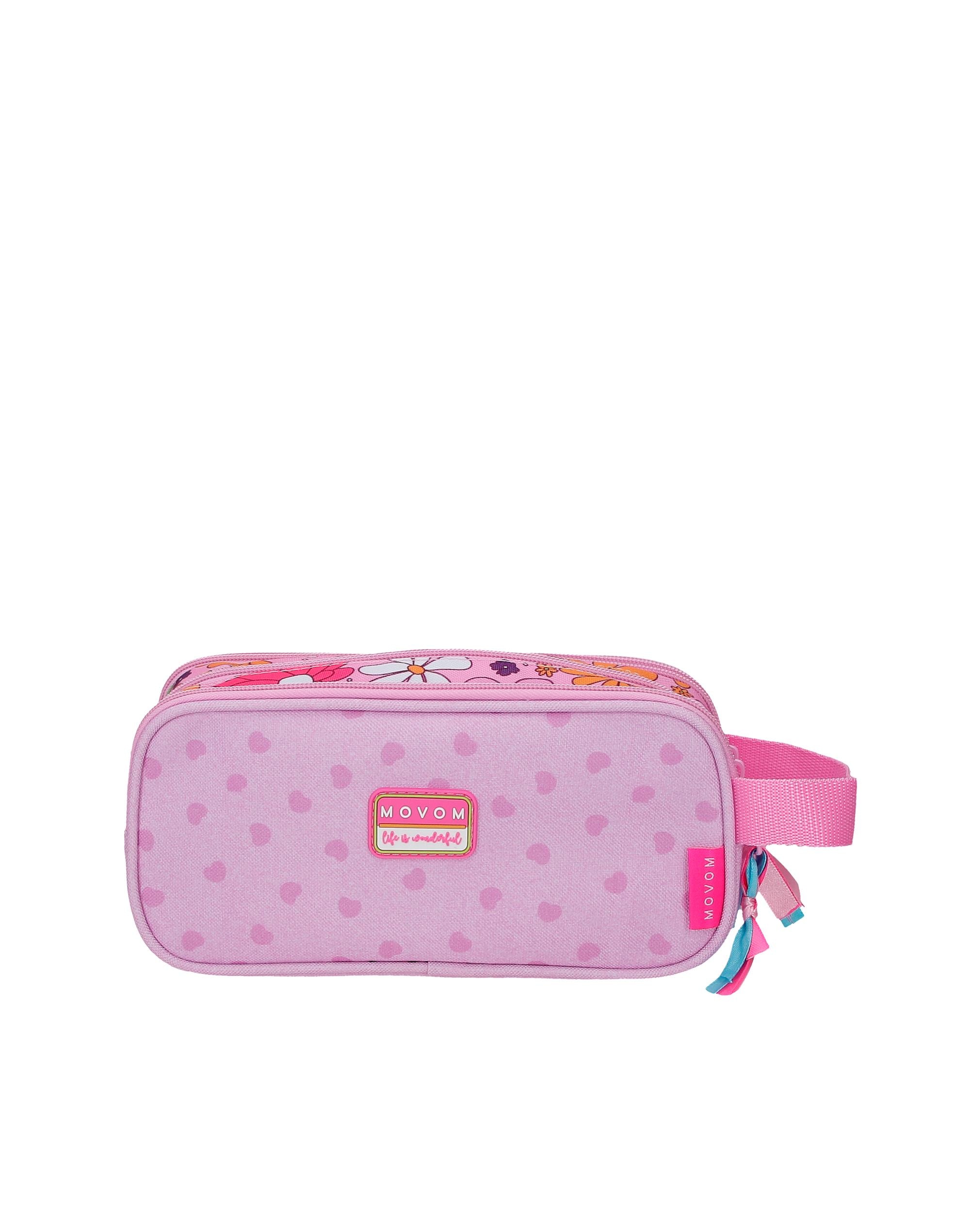 Portatudo Três Compartimentos Movom Good Day Roxo-3