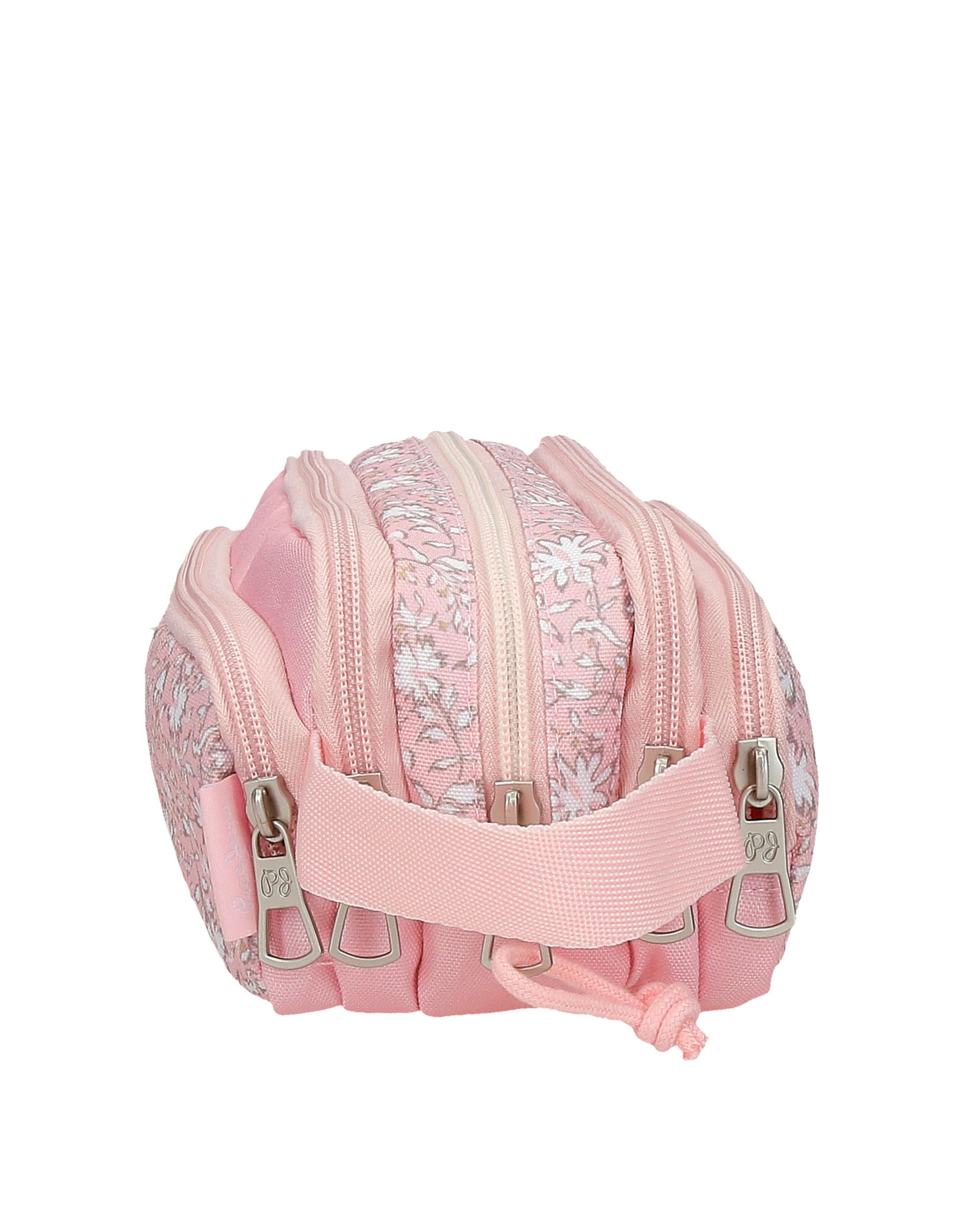 Portatudo Cinco Compartimentos Pjl Mia Rosa-claro Rosa-2