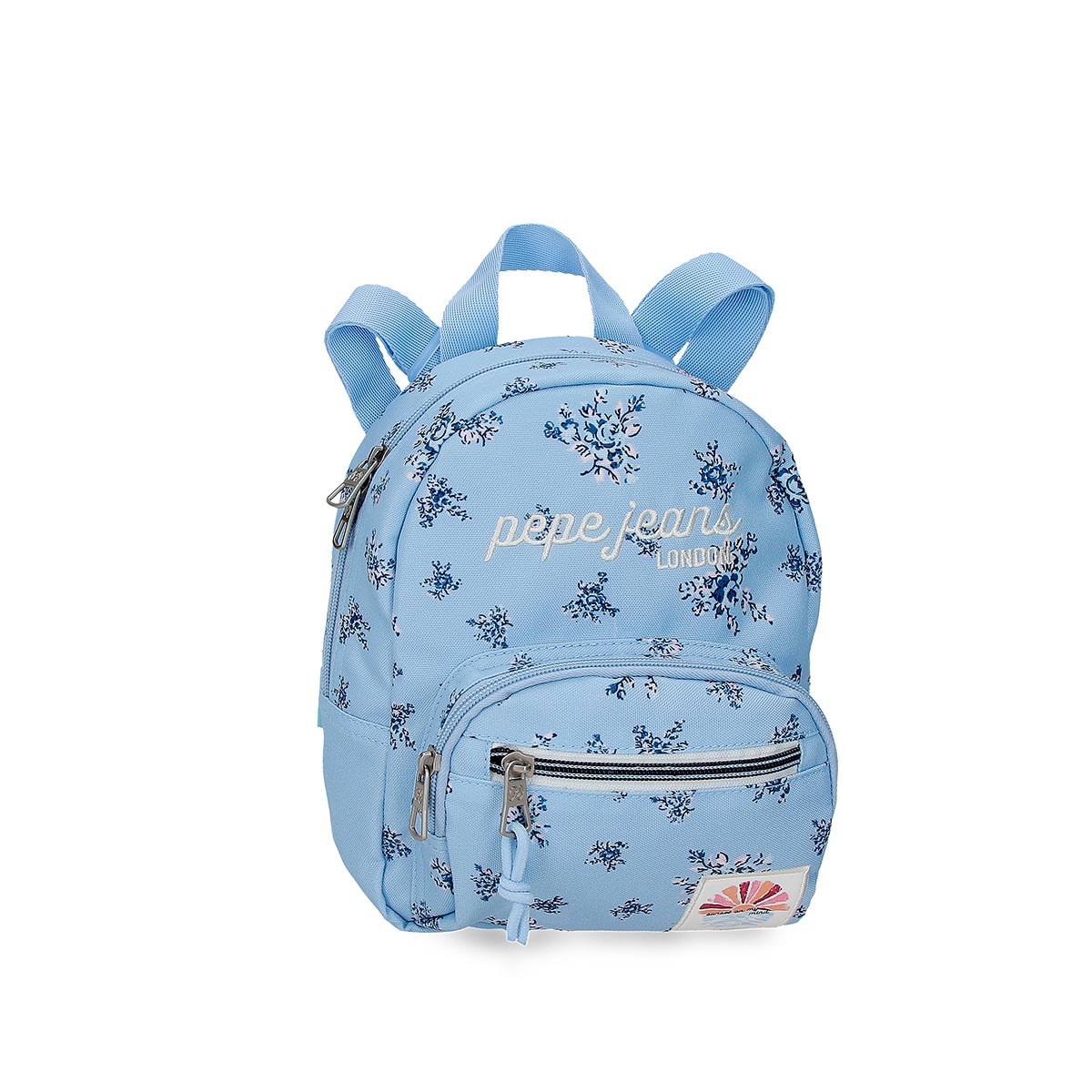 Imagem 0 de Mochila de Passeio 23 Cm Pjl Olivia Adaptável a Carrinho em Azul-claro