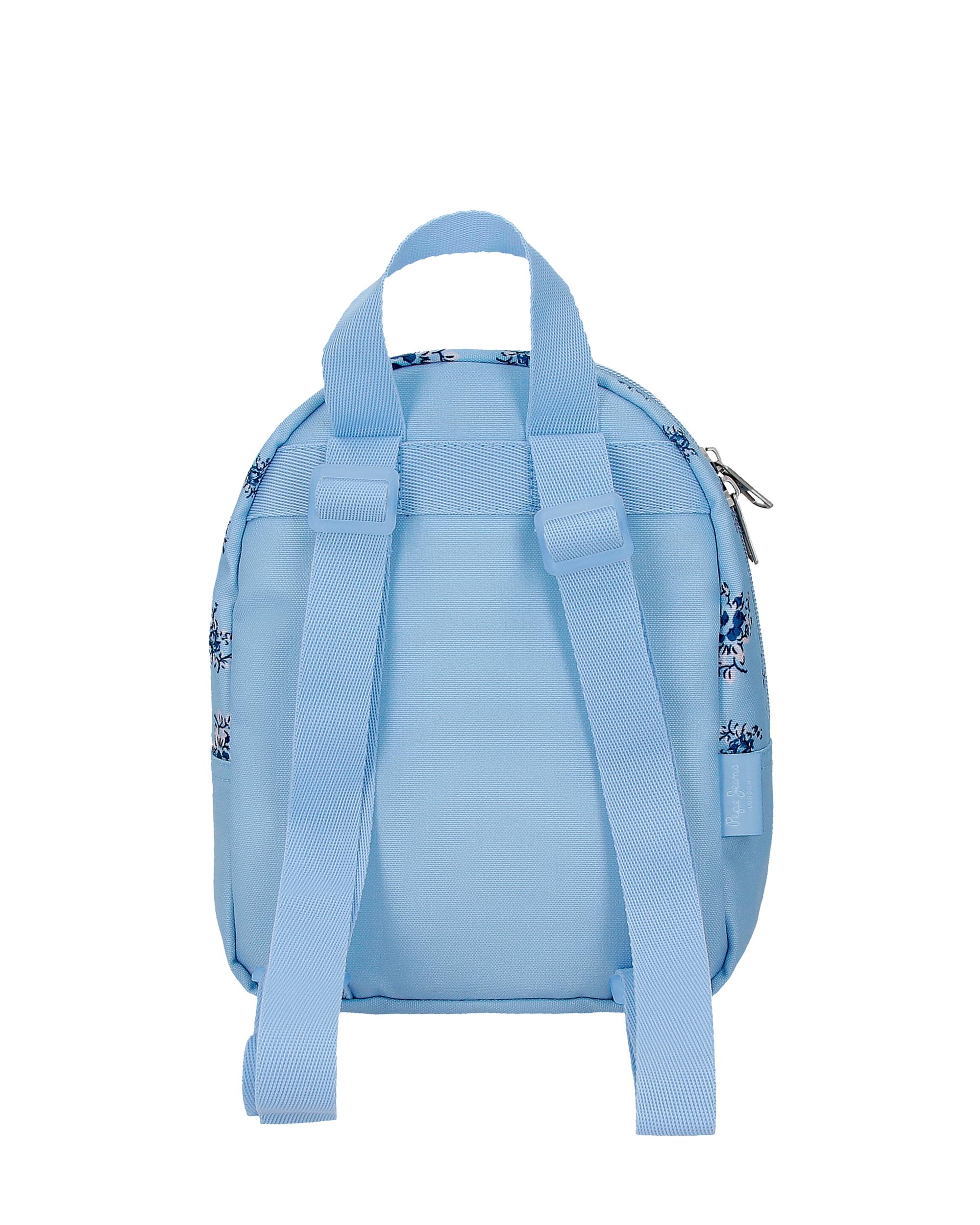 Mochila de Passeio 23 Cm Pjl Olivia Adaptável a Carrinho em Azul-claro Azul-3