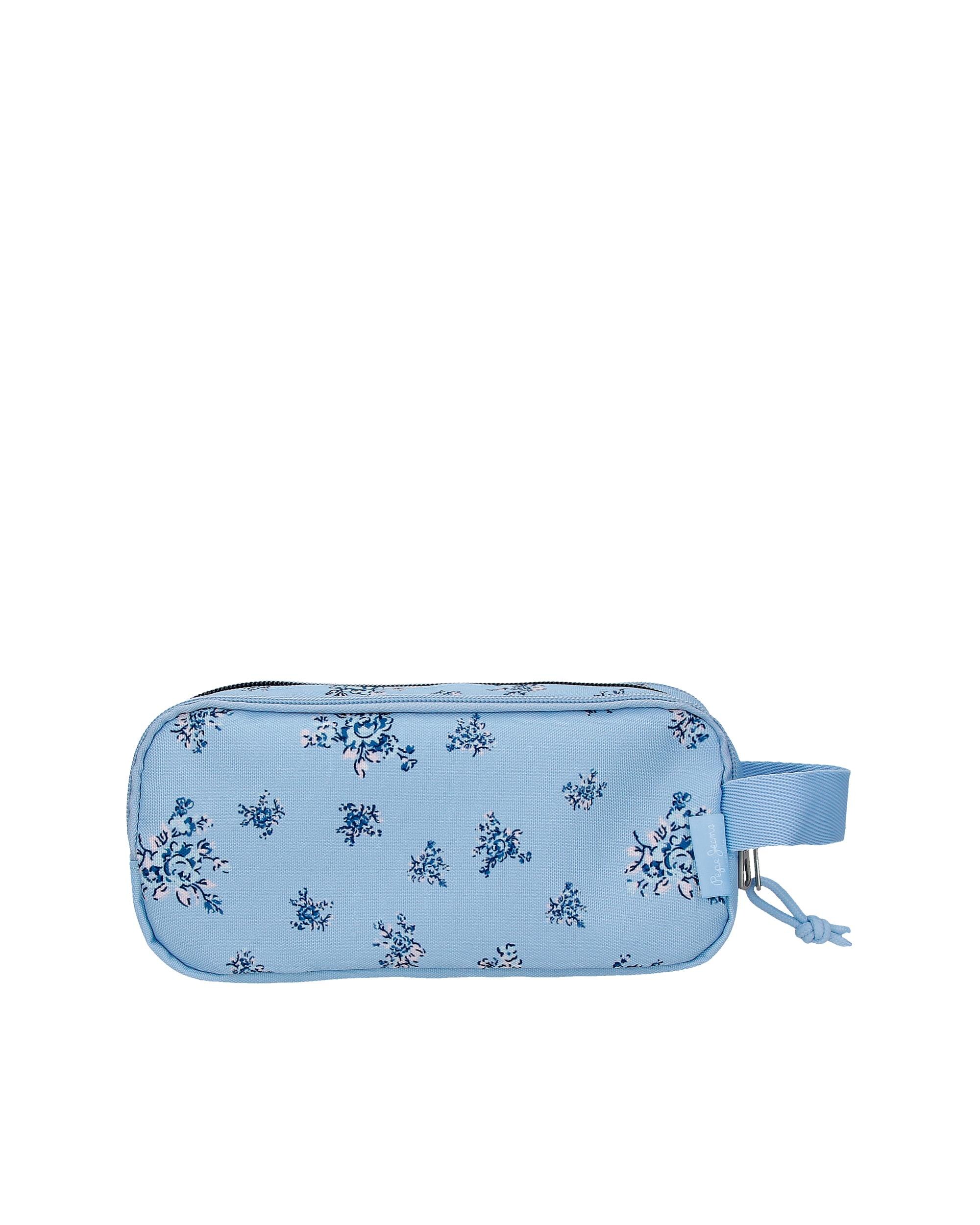 Portatudo Pjl Olivia Três Compartimentos Azul-claro Azul-3
