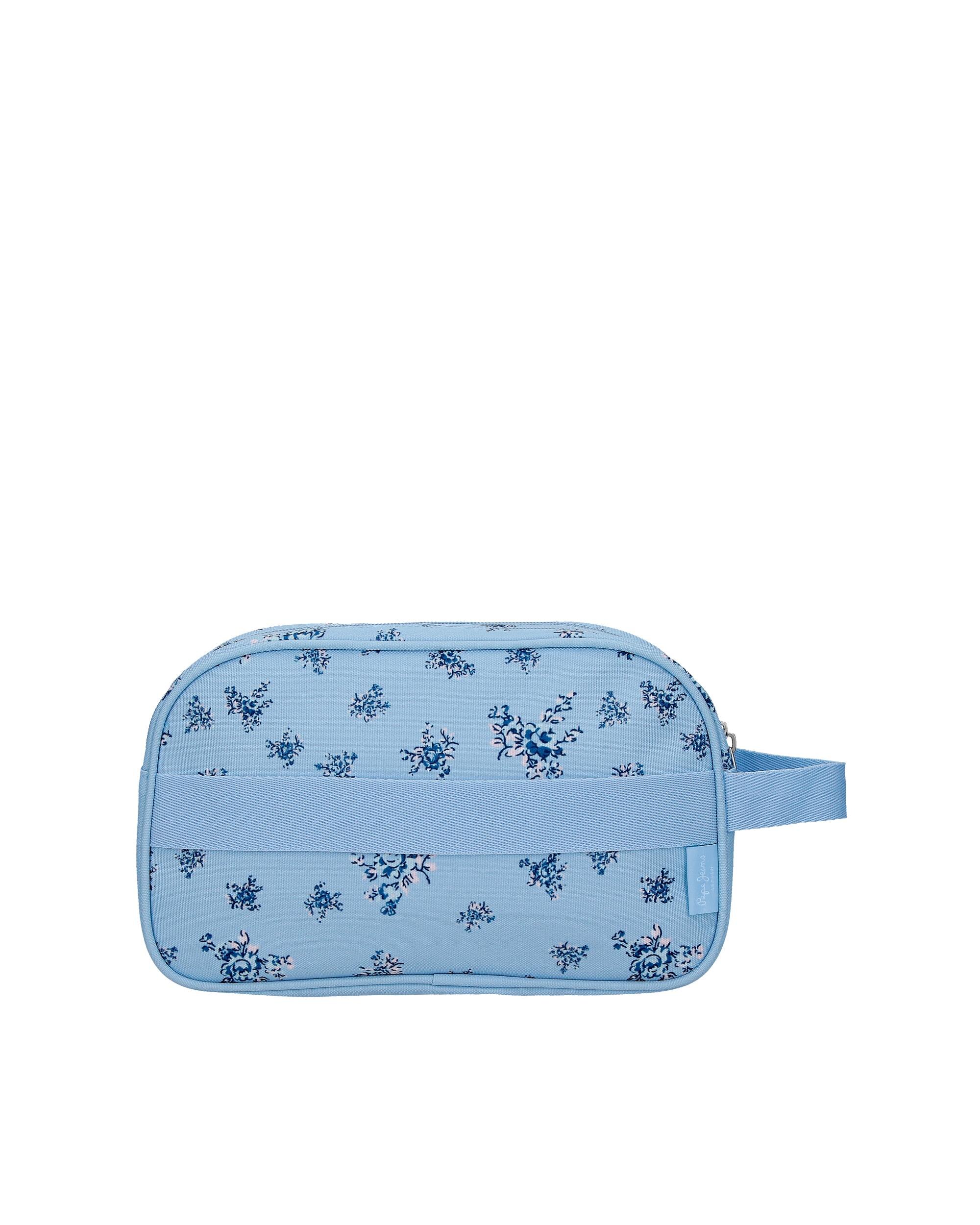 Necessaire de Dois Compartimentos Pjl Olivia de Dois Compartimentos Azul-3