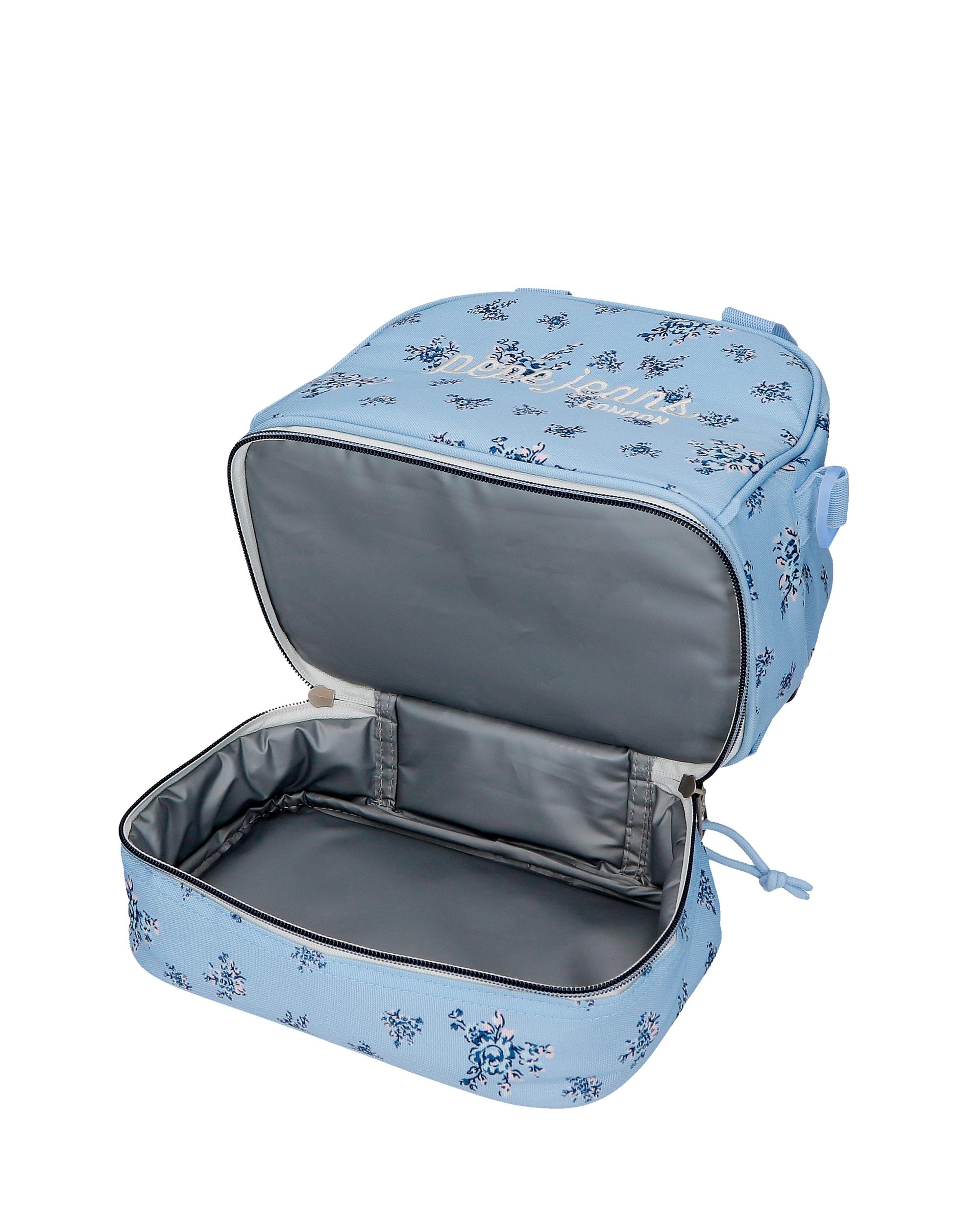 Mala a Tiracolo Porta Lanche Adaptável Pjl Olivia Azul-5