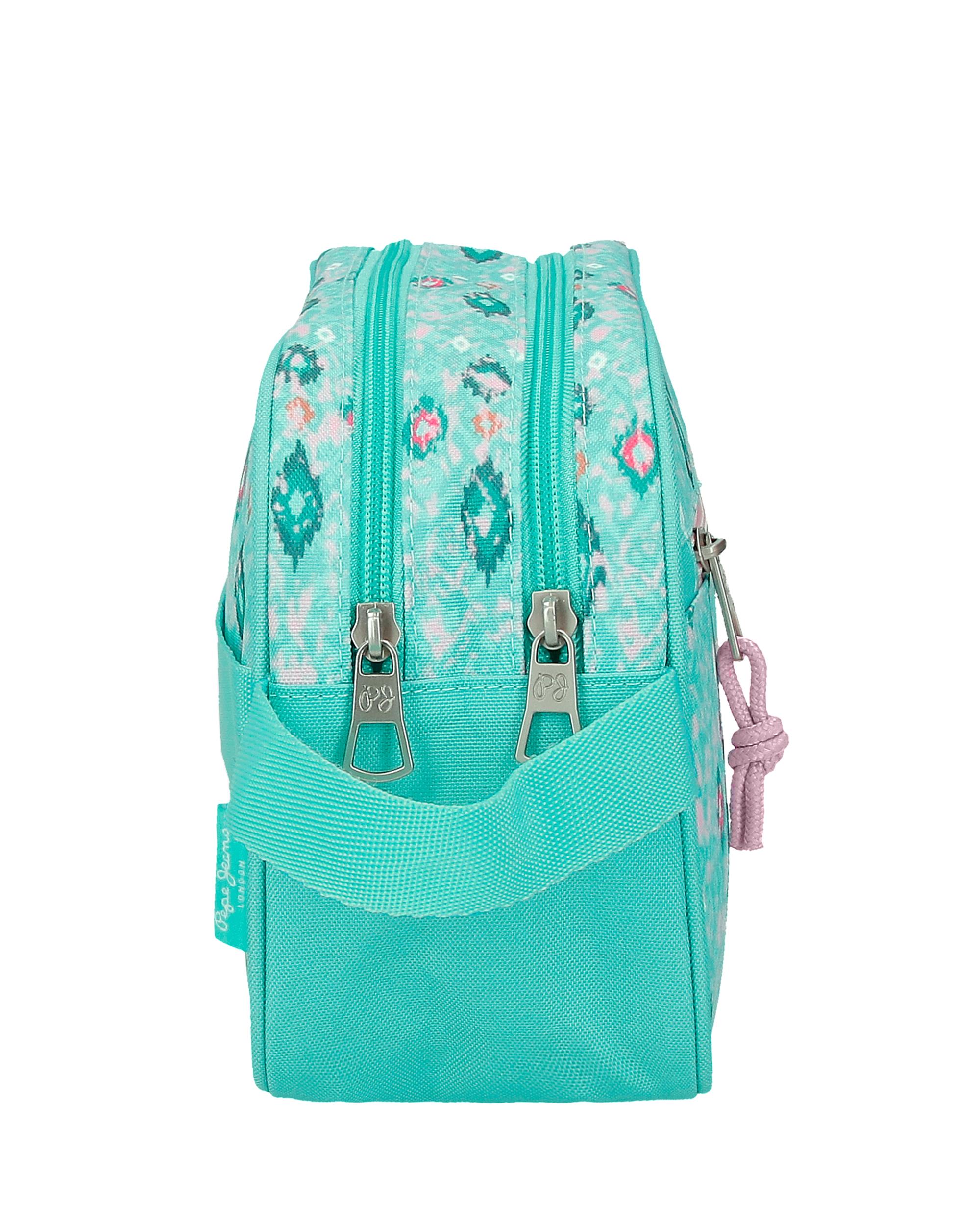 Necessaire de Dois Compartimentos Pjl Sun de Dois Compartimentos Azul-2