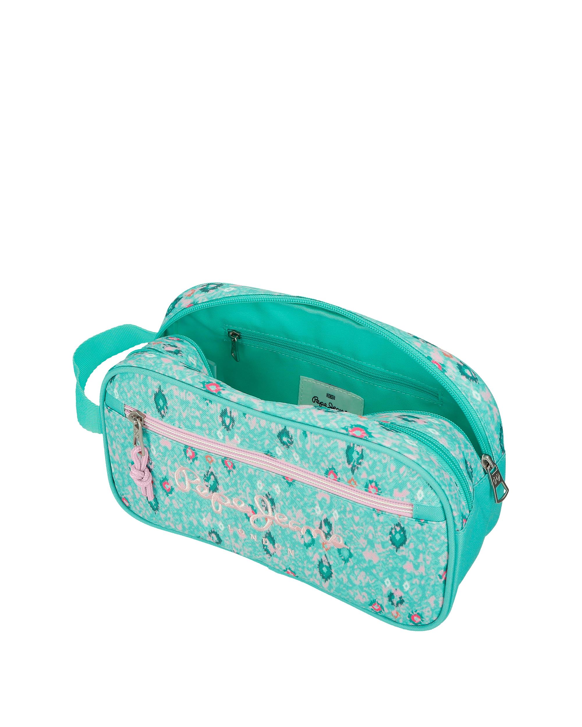 Necessaire de Dois Compartimentos Pjl Sun de Dois Compartimentos Azul-4