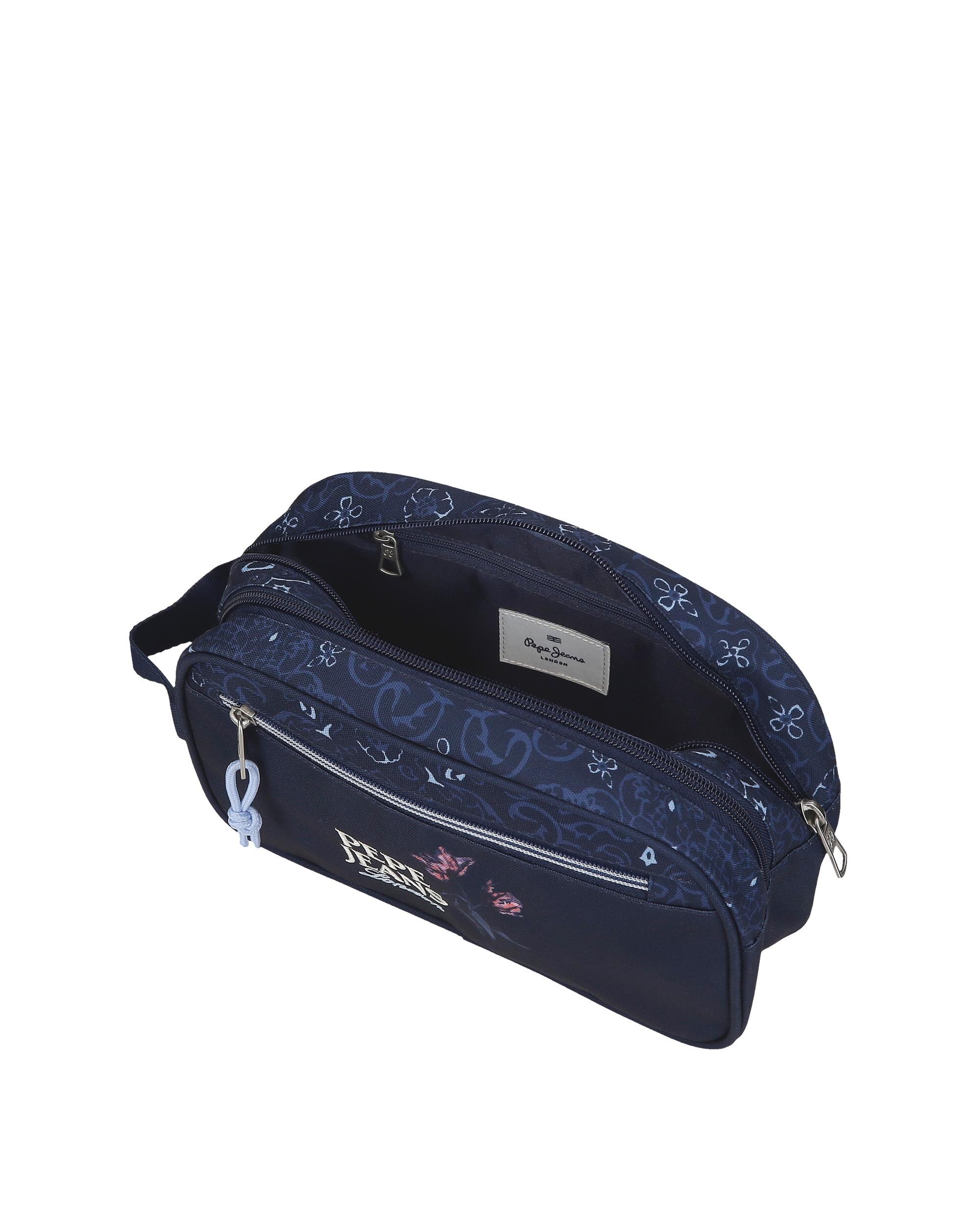 Necessaire de Dois Compartimentos Pjl Lenay de Dois Compartimentos Azul-4