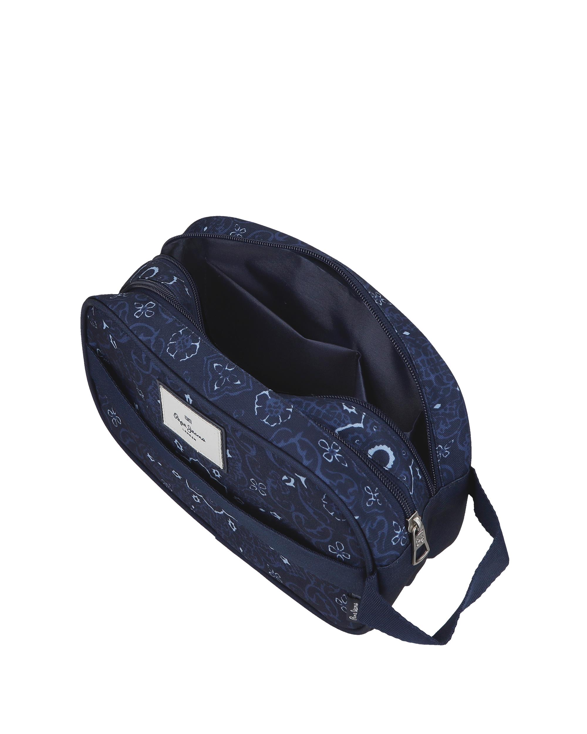 Necessaire de Dois Compartimentos Pjl Lenay de Dois Compartimentos Azul-5