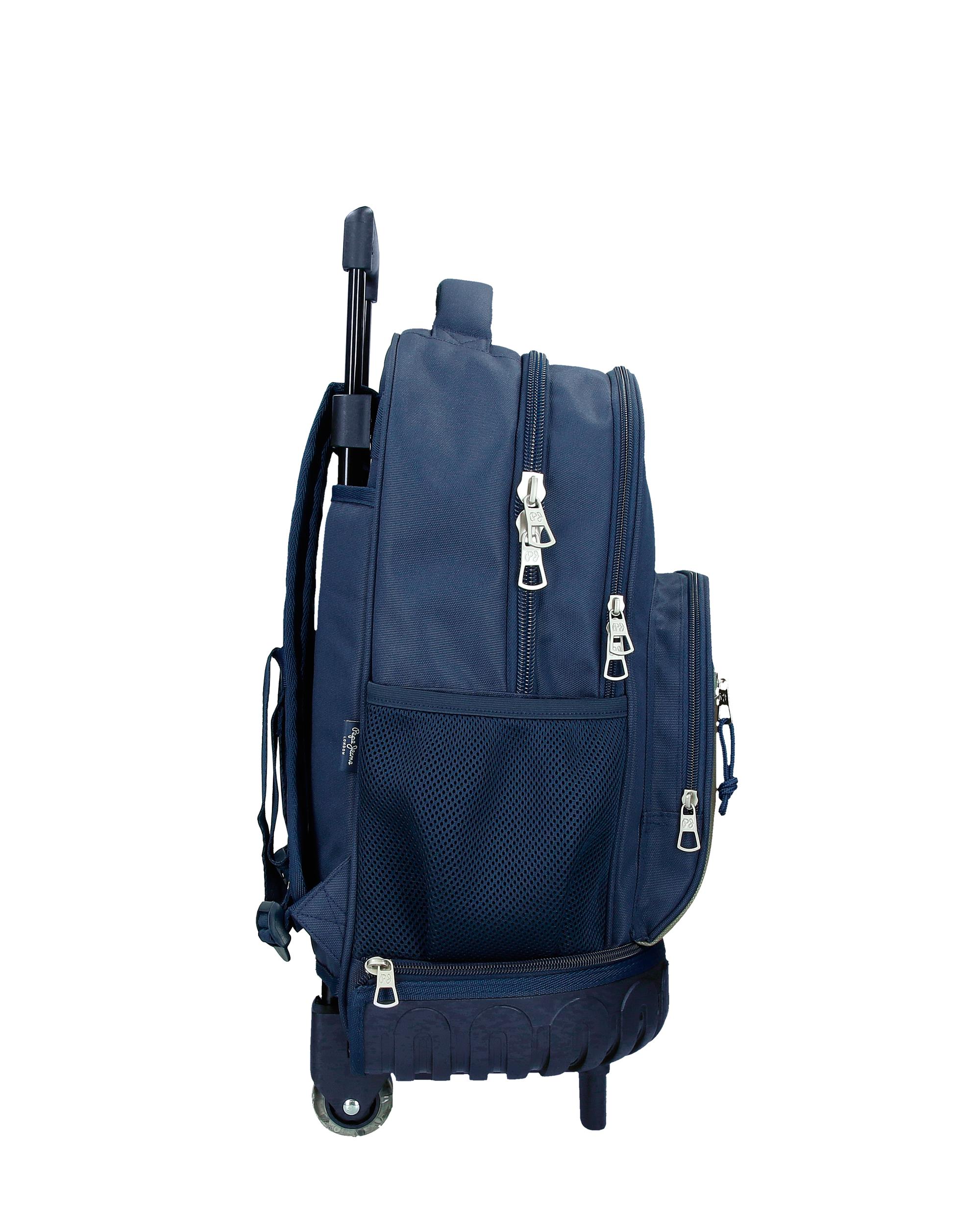 Mochila Compact Desmontável de Duas Rodas Pjl Arwyn Marinho Azul-2