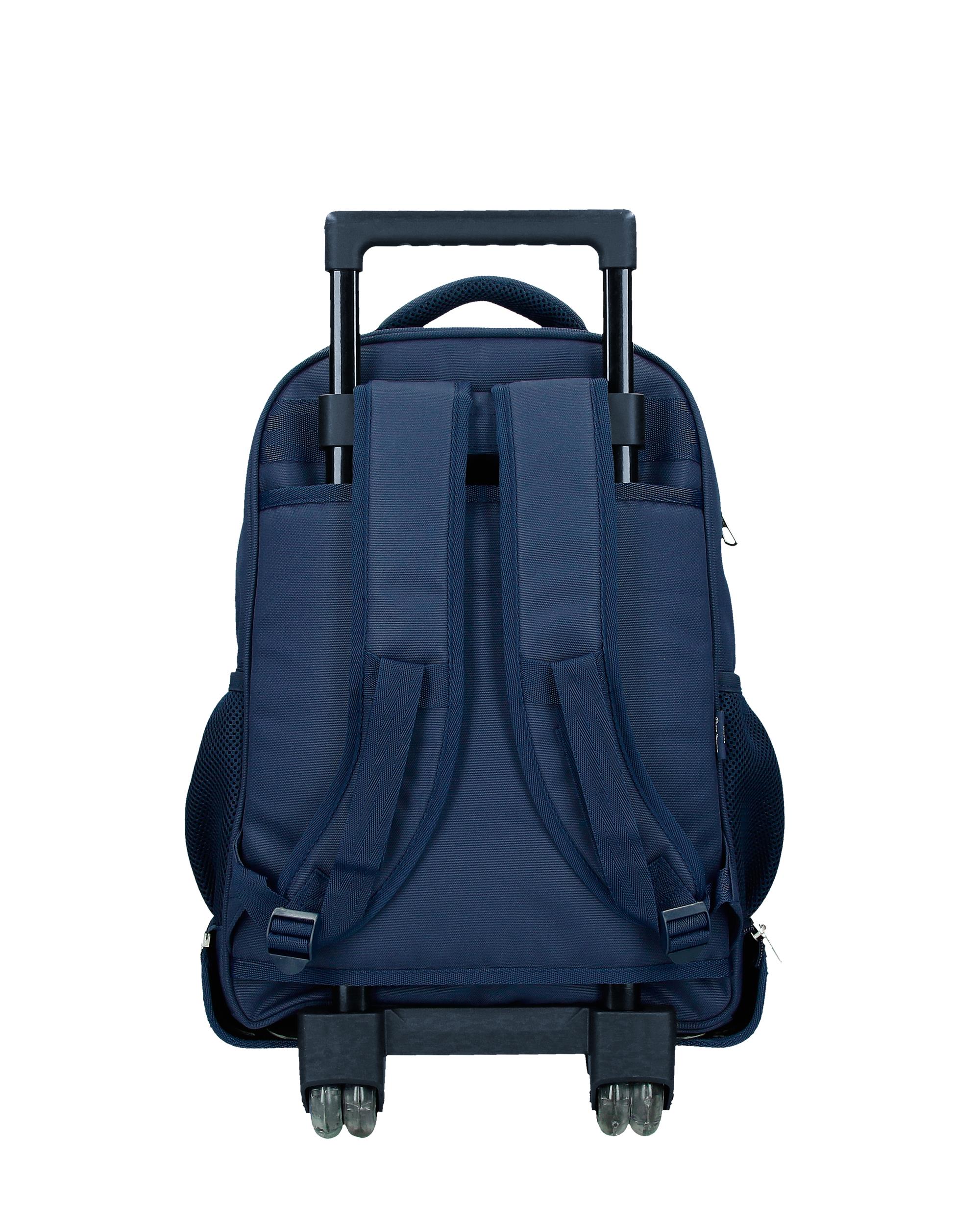 Mochila Compact Desmontável de Duas Rodas Pjl Arwyn Marinho Azul-3