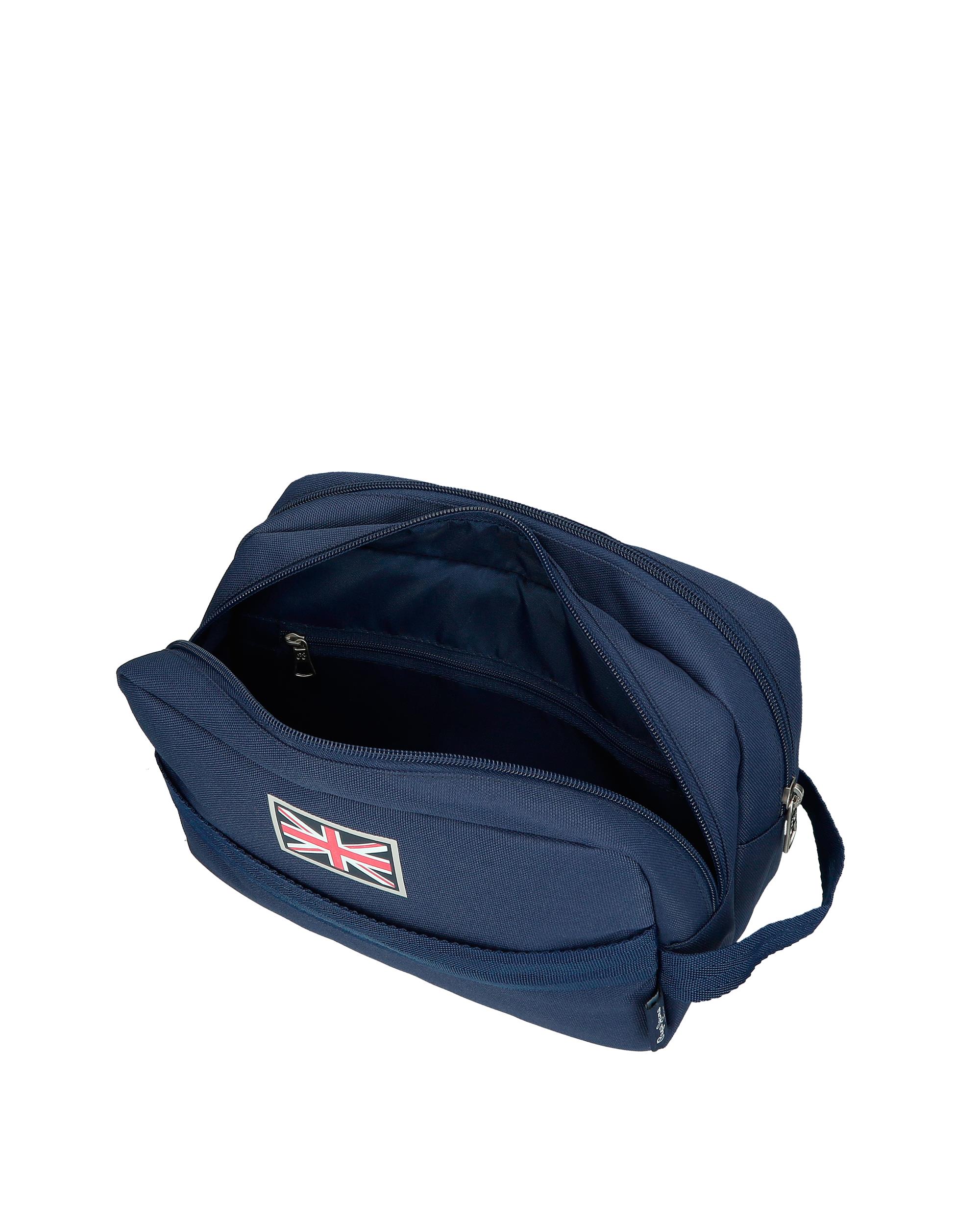 Necessaire de Dois Compartimentos Adaptável Pjl Arwyn Azul-5