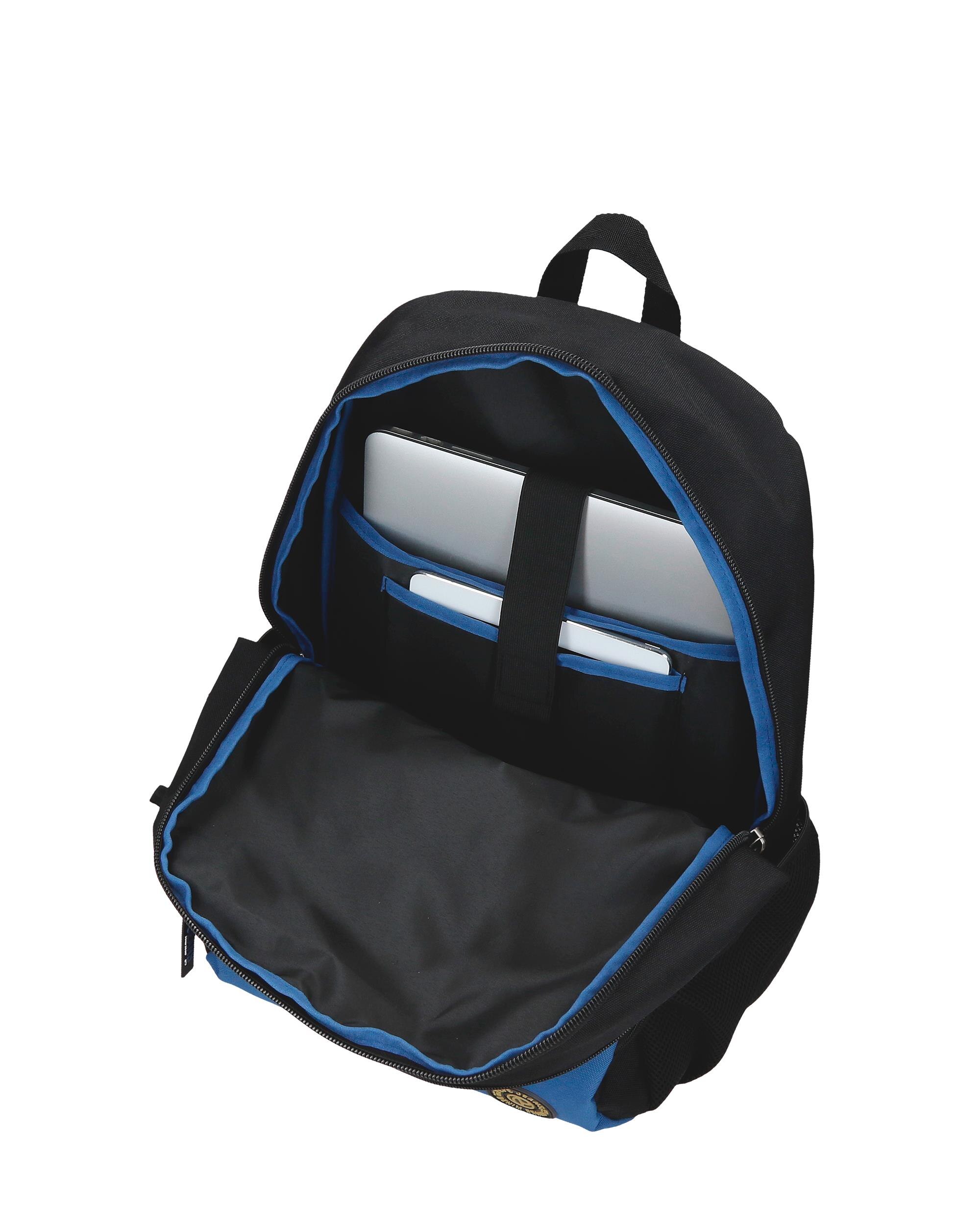 Mochila Escolar 46 Cm Pjl Henry de Dois Compartimentos Adaptável a Carrinho em Preto Preto-4