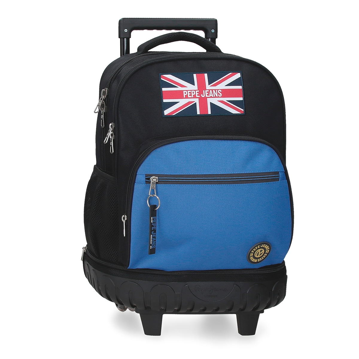Mochila Compact Desmontável de Duas Rodas Pjl Henry em Preto Preto-1
