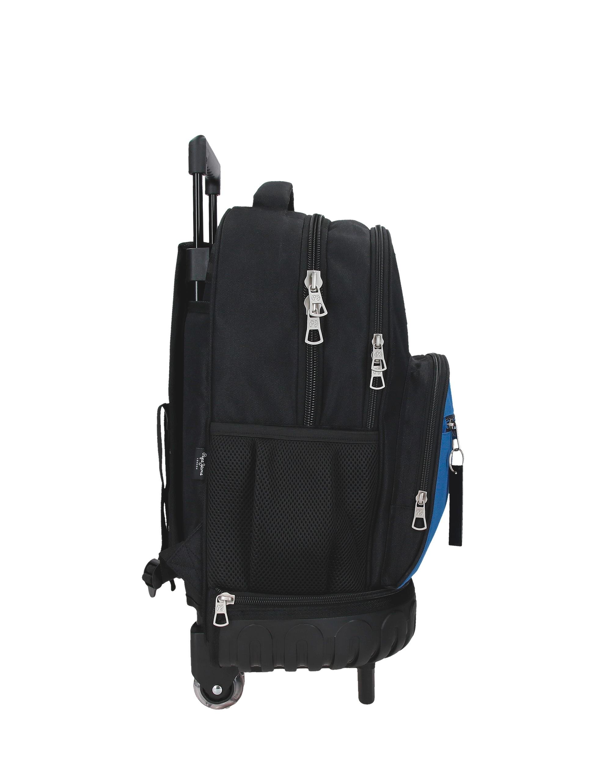 Mochila Compact Desmontável de Duas Rodas Pjl Henry em Preto Preto-2