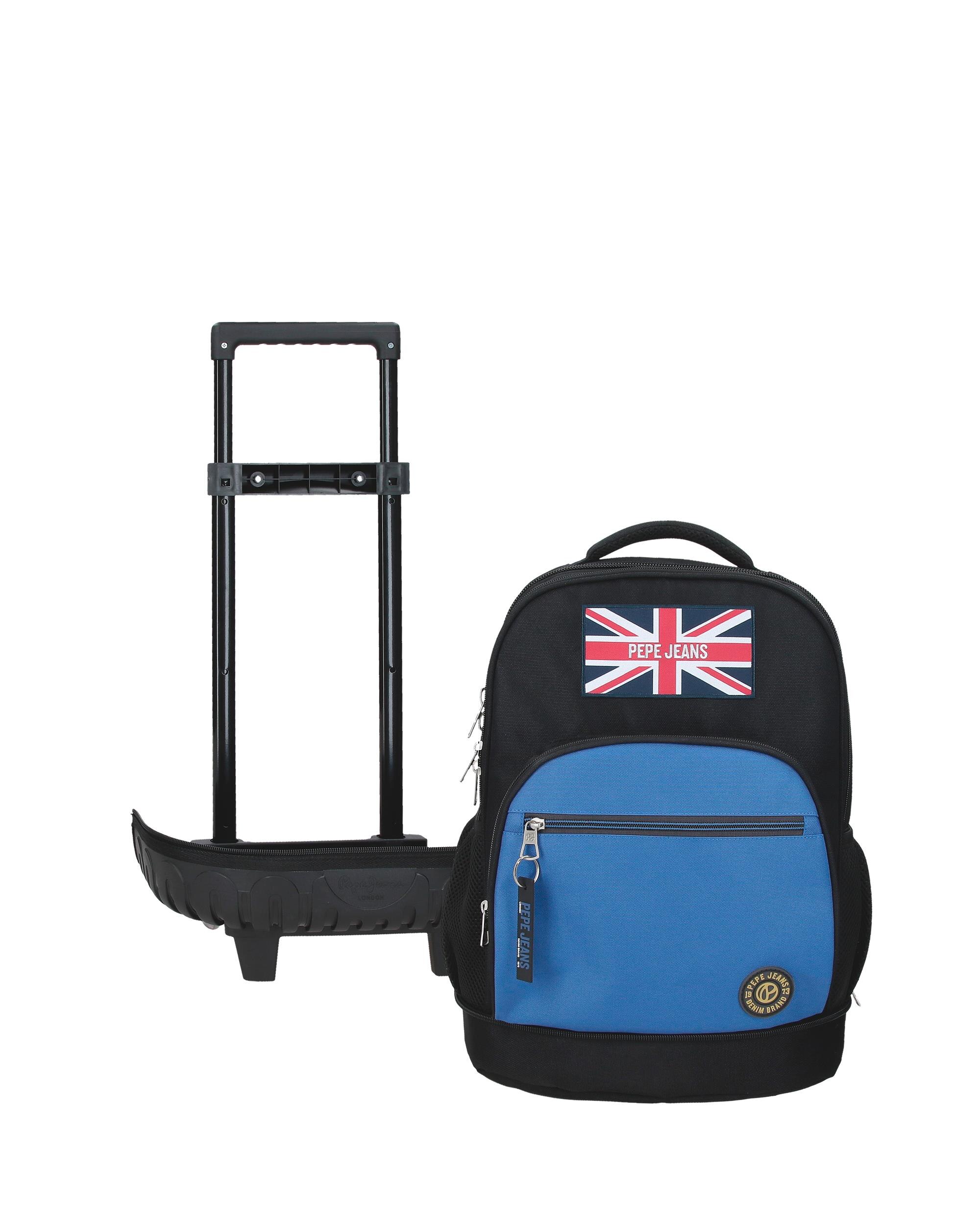 Mochila Compact Desmontável de Duas Rodas Pjl Henry em Preto Preto-6