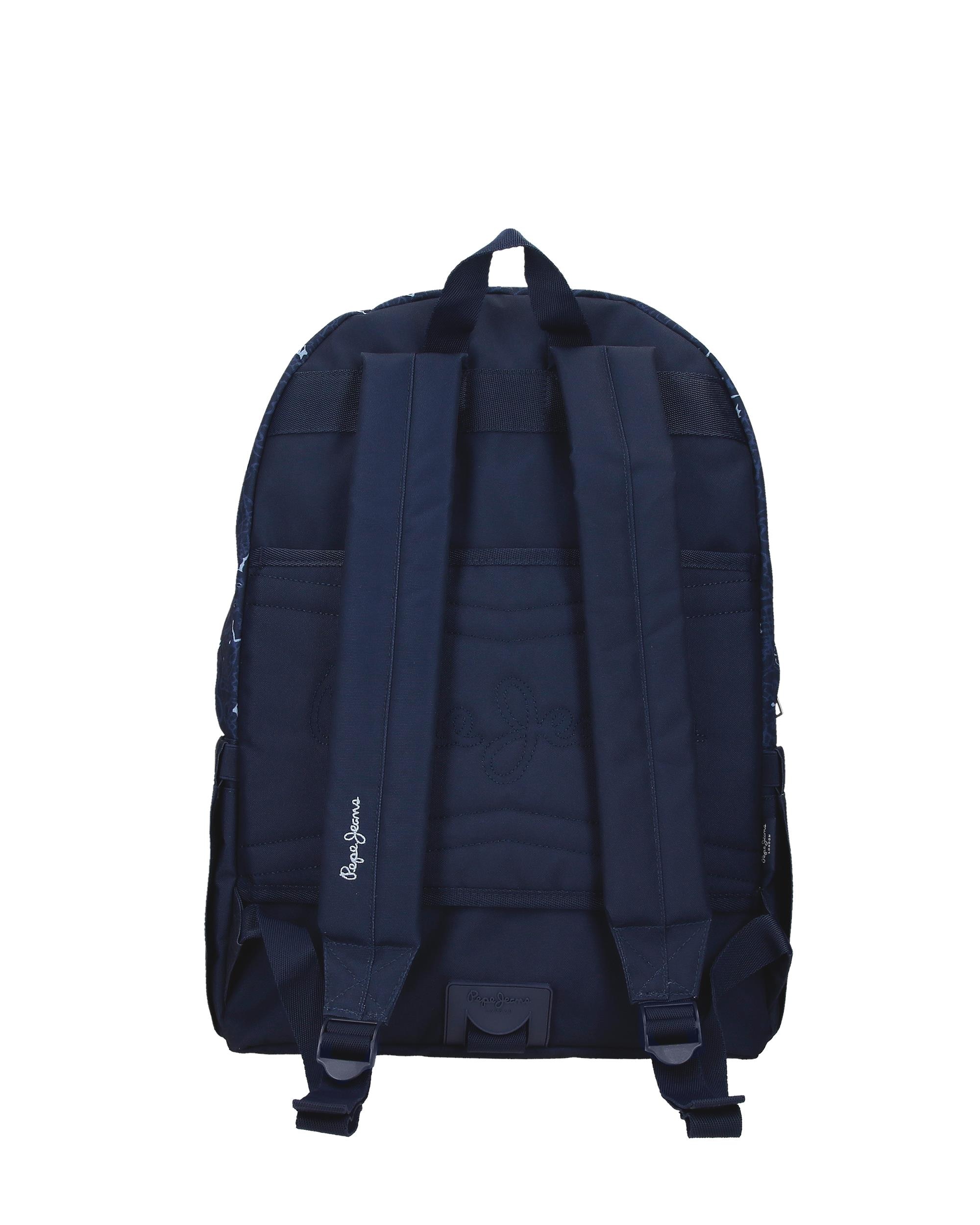 Mochila Escolar 44 Cm Pjl Lenay Adaptável a Carro Marinho Azul-3