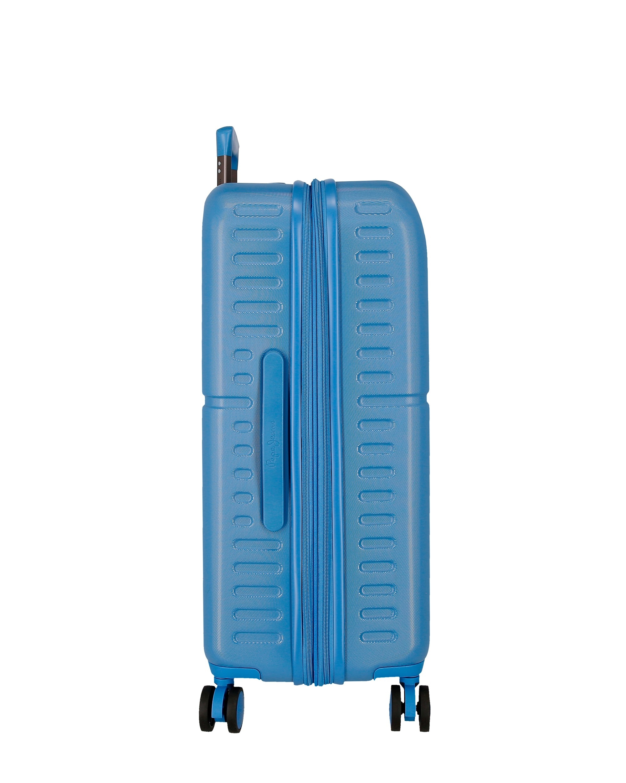 Mala Média 70 Cm Expandível Pjl Highlight Abs Rígida Até 79l Azul-2