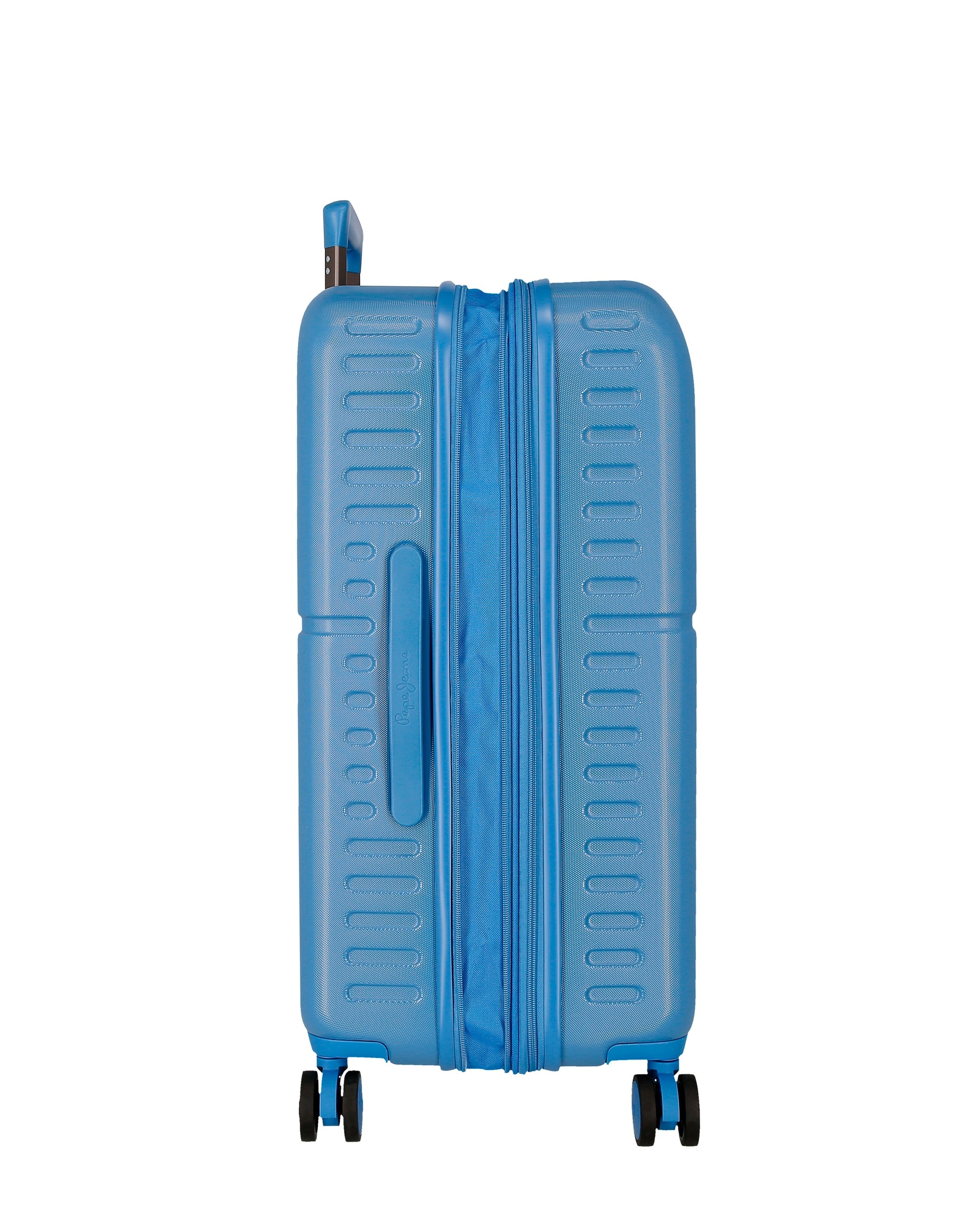 Mala Média 70 Cm Expandível Pjl Highlight Abs Rígida Até 79l Azul-6