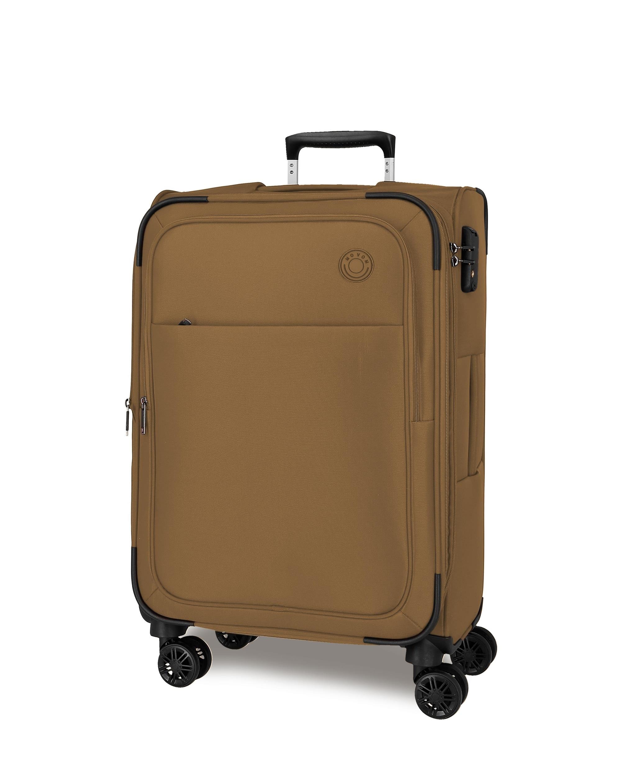 Mala Média 66 Cm Movom Atlanta Abs Rígida com Capacidade de 59l Ouro-1