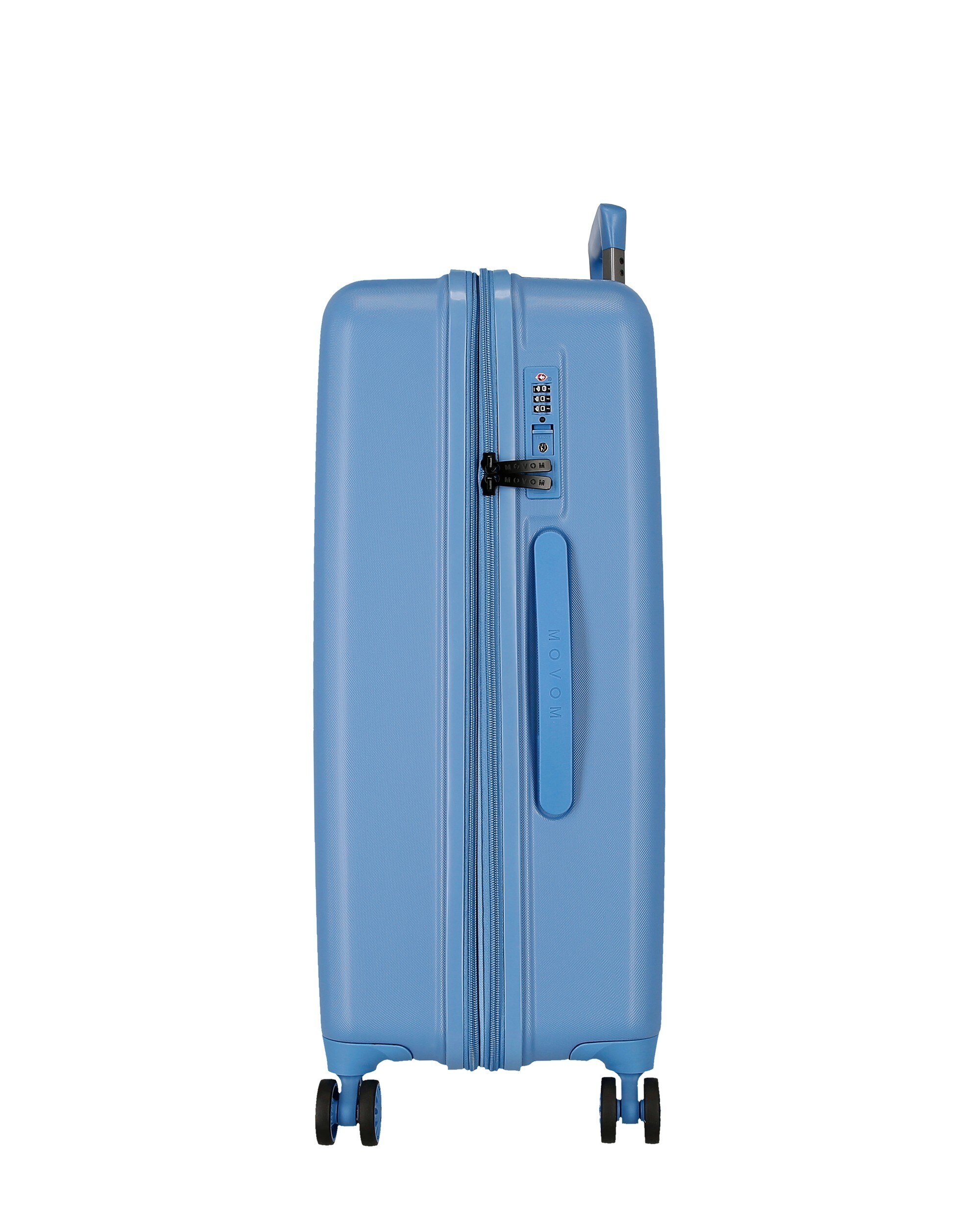 Mala Média 68 Cm Expansível Movom Wood Abs com Capacidade de 72l Denim Azul-2