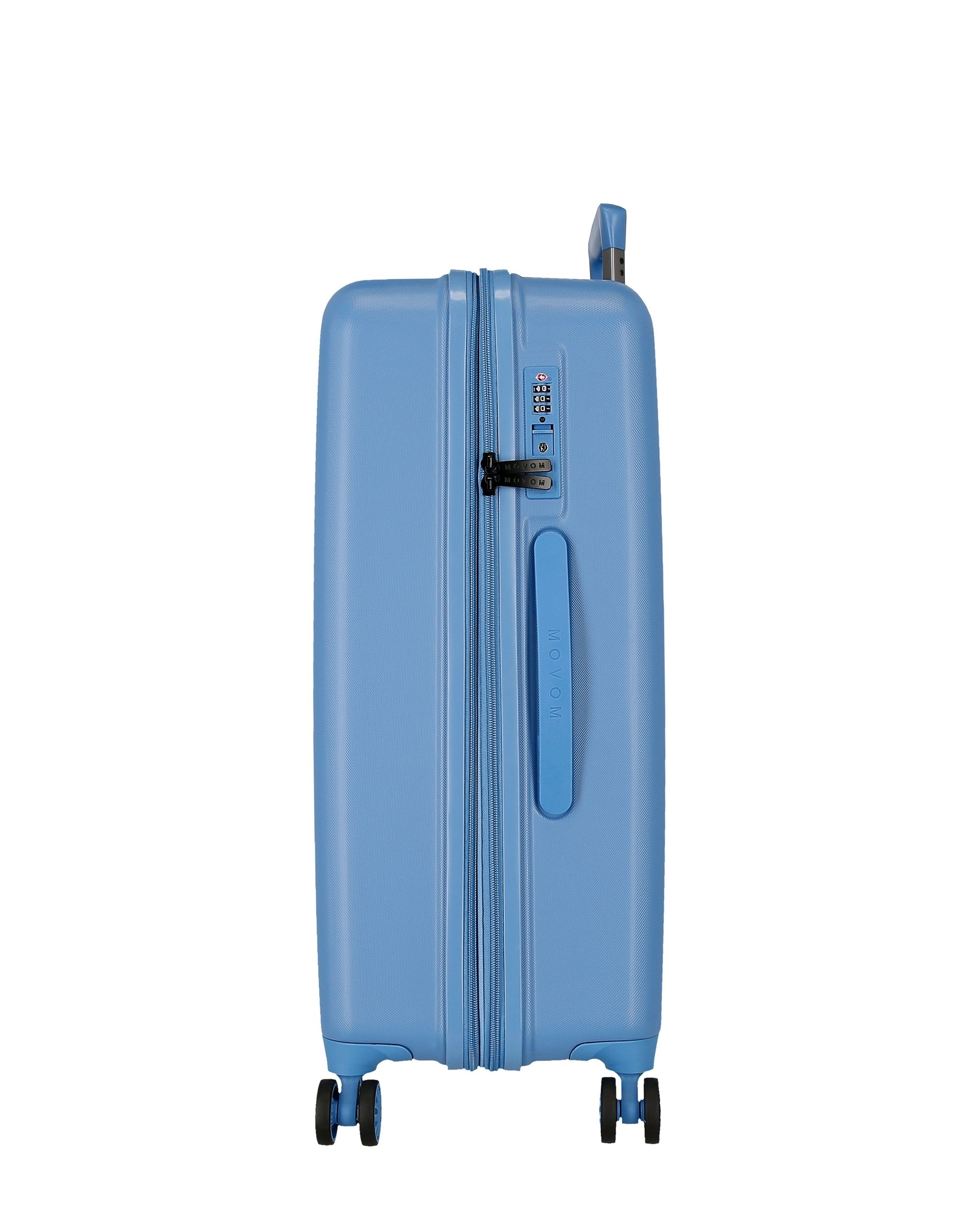 Mala Grande 78 Cm Expandível Movom Wood Abs com Capacidade de 108l Denim Azul-2