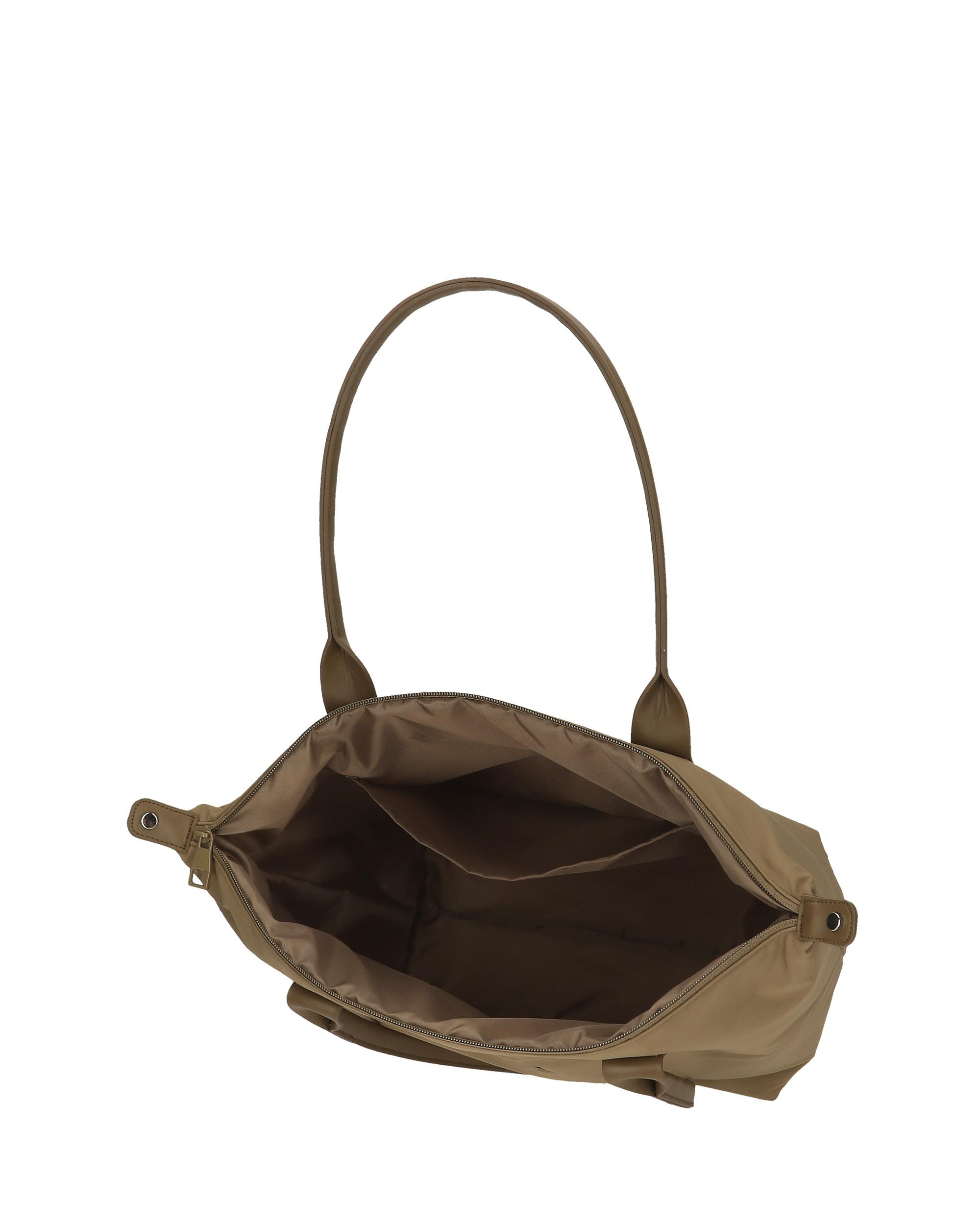 Mala de Ombro Tote Movom Loop Castanho-claro-4