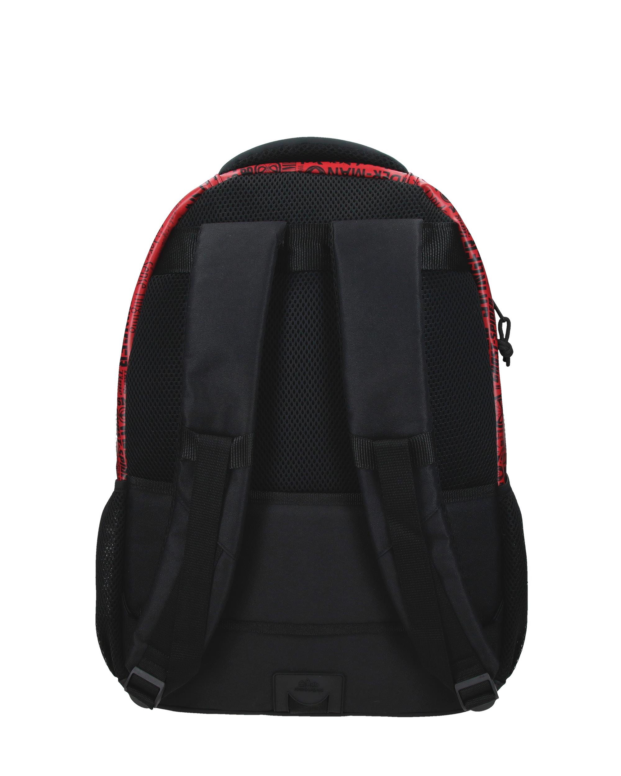 Mochila Escolar Três Compartimentos Spider Technology com Capacidade de 33l Adaptável a Carrinho em Preto Preto-3