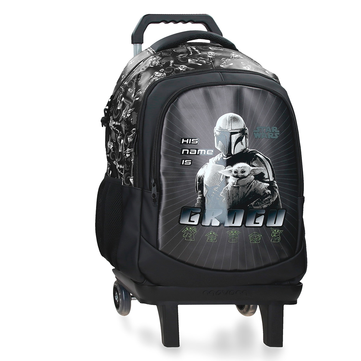 Imagem 0 de Mochila Adaptável com Carrinho 46 Cm Star Wars His Name Is Grogu com Capacidade de 33l em Preto