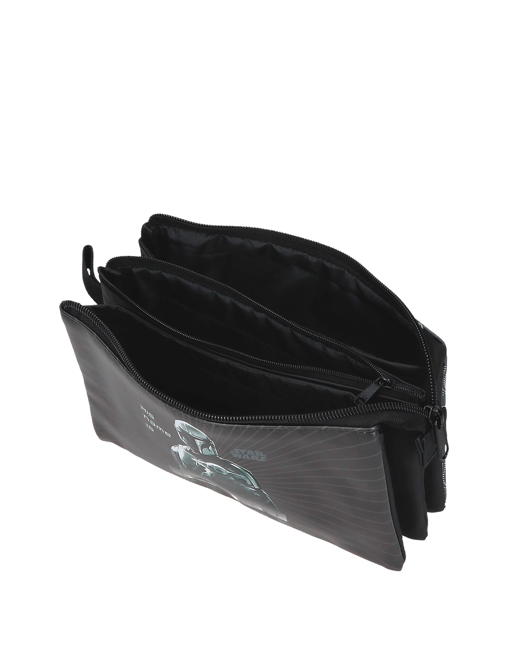 Necessaire Três Compartimentos His Name Is Grogu Preto-4