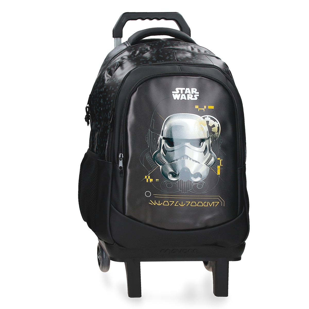 Imagem 0 de Mochila Adaptável com Carro 46 Cm Star Wars Storm Trooper com Capacidade de 33l em Preto