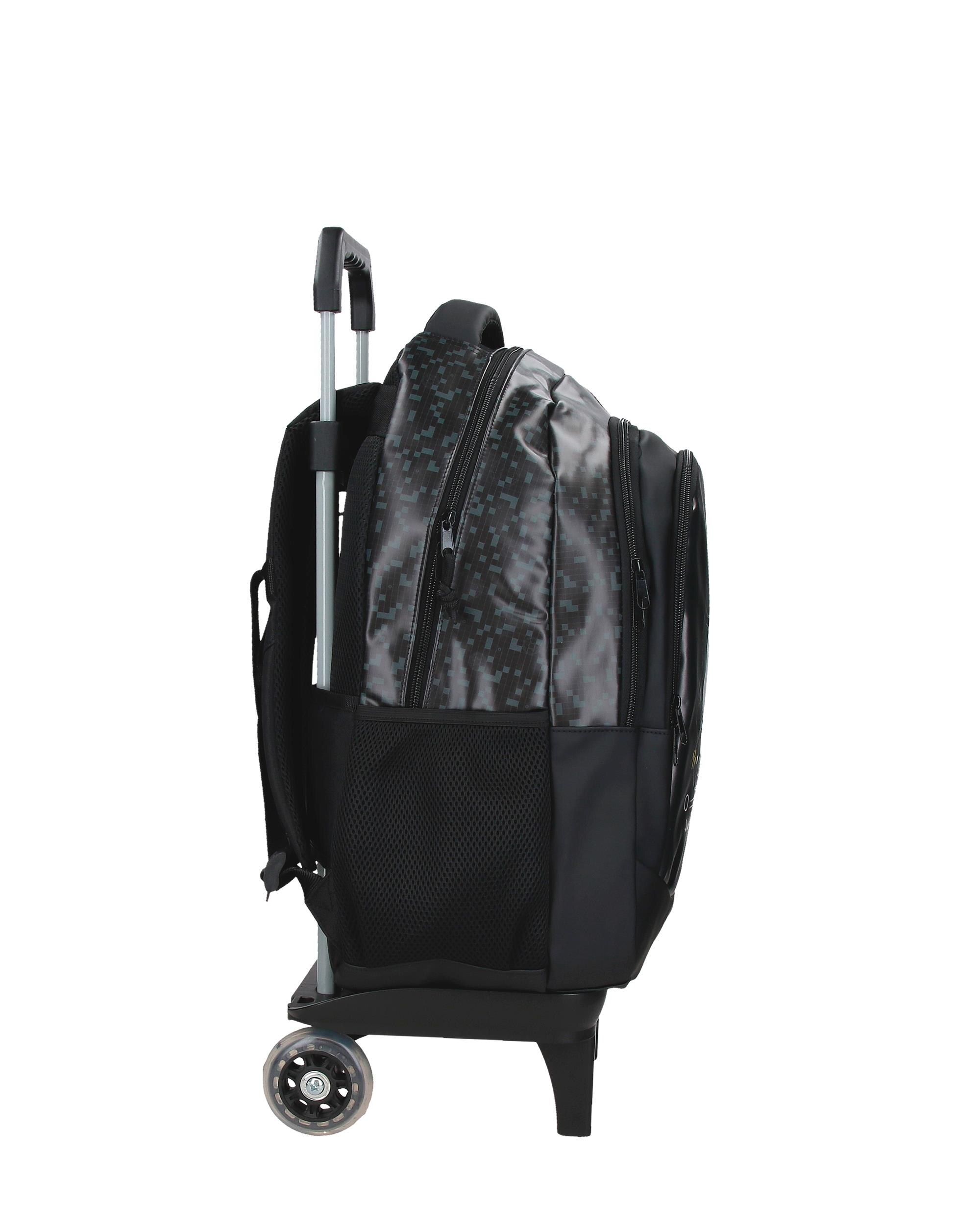 Mochila Adaptável com Carro 46 Cm Star Wars Storm Trooper com Capacidade de 33l em Preto Preto-2