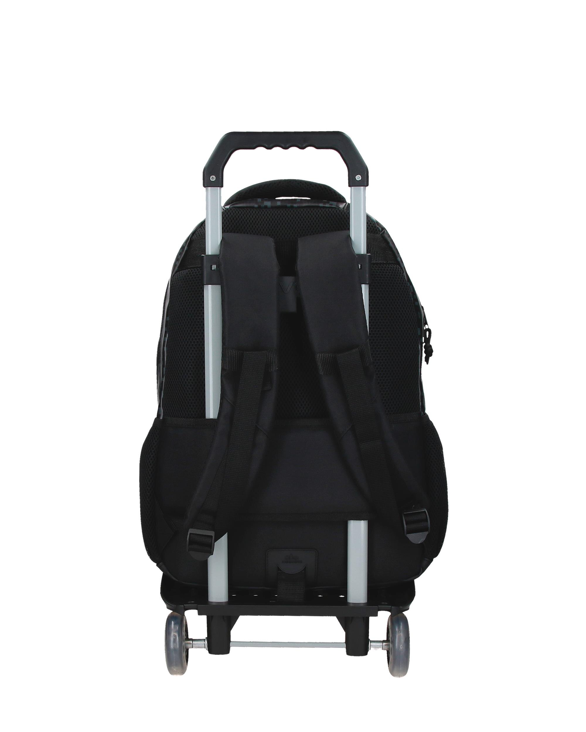 Mochila Adaptável com Carro 46 Cm Star Wars Storm Trooper com Capacidade de 33l em Preto Preto-3