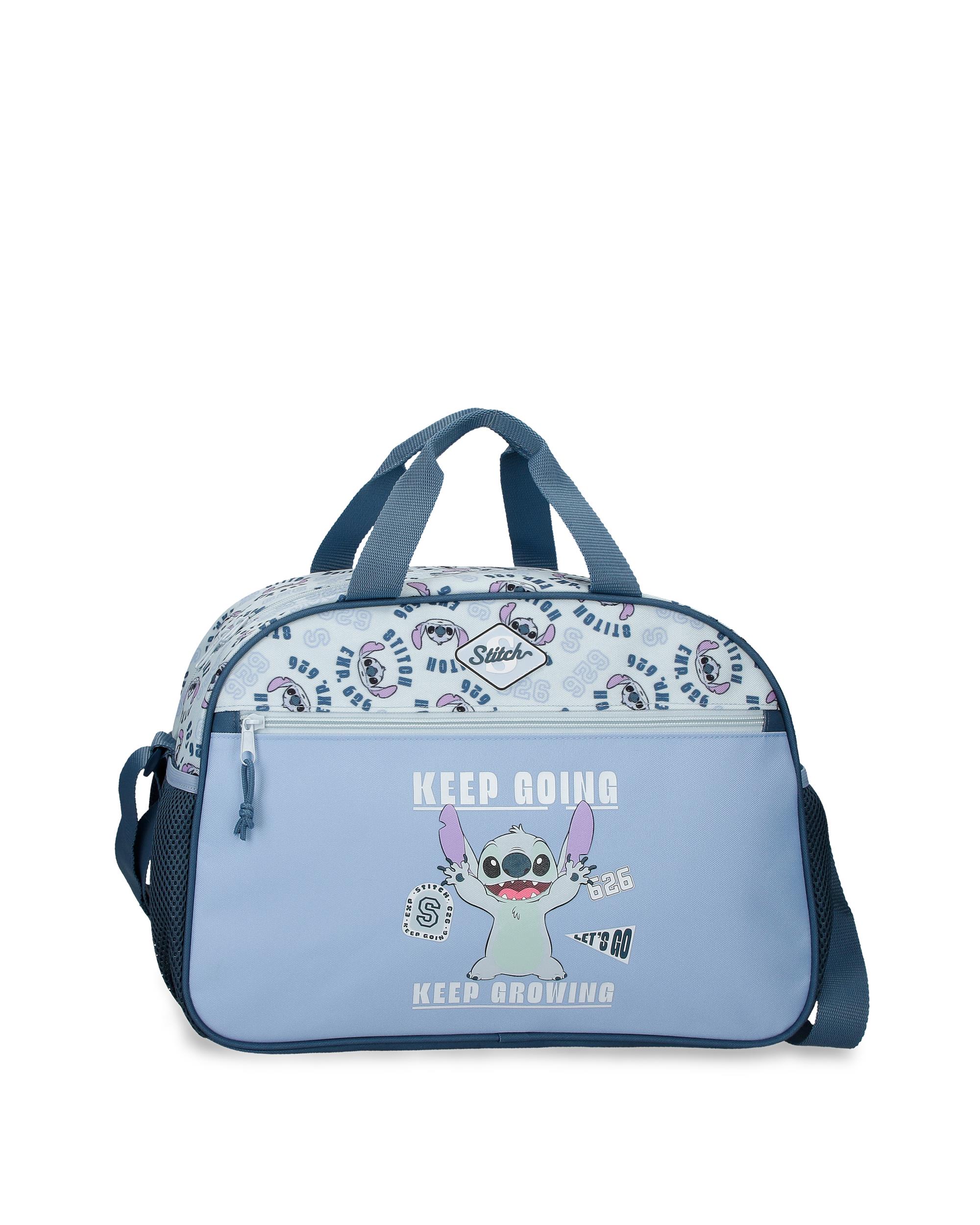 Mala de Viagem 40cm Disney Stitch Keep Going Azul-1