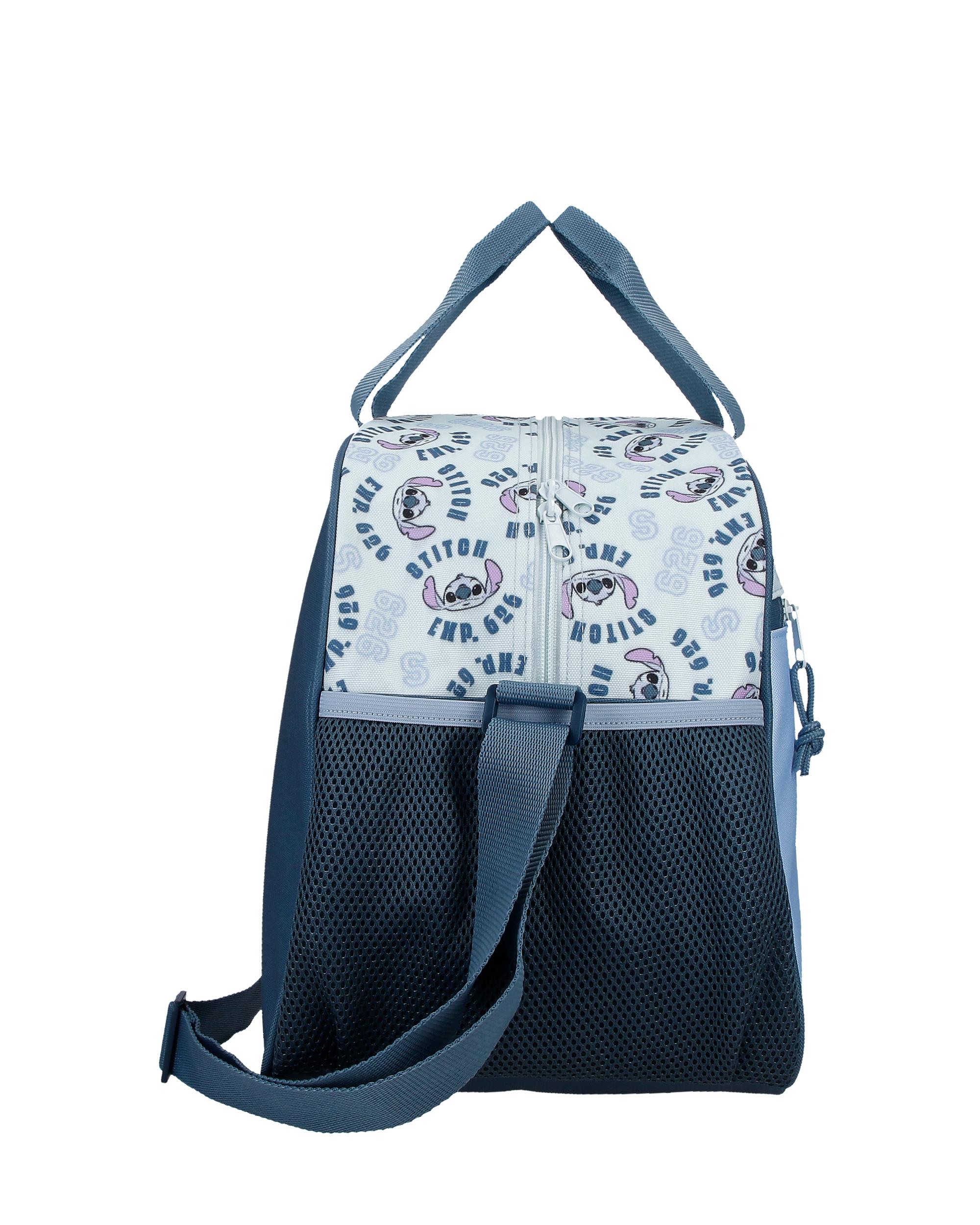 Mala de Viagem 40cm Disney Stitch Keep Going Azul-2