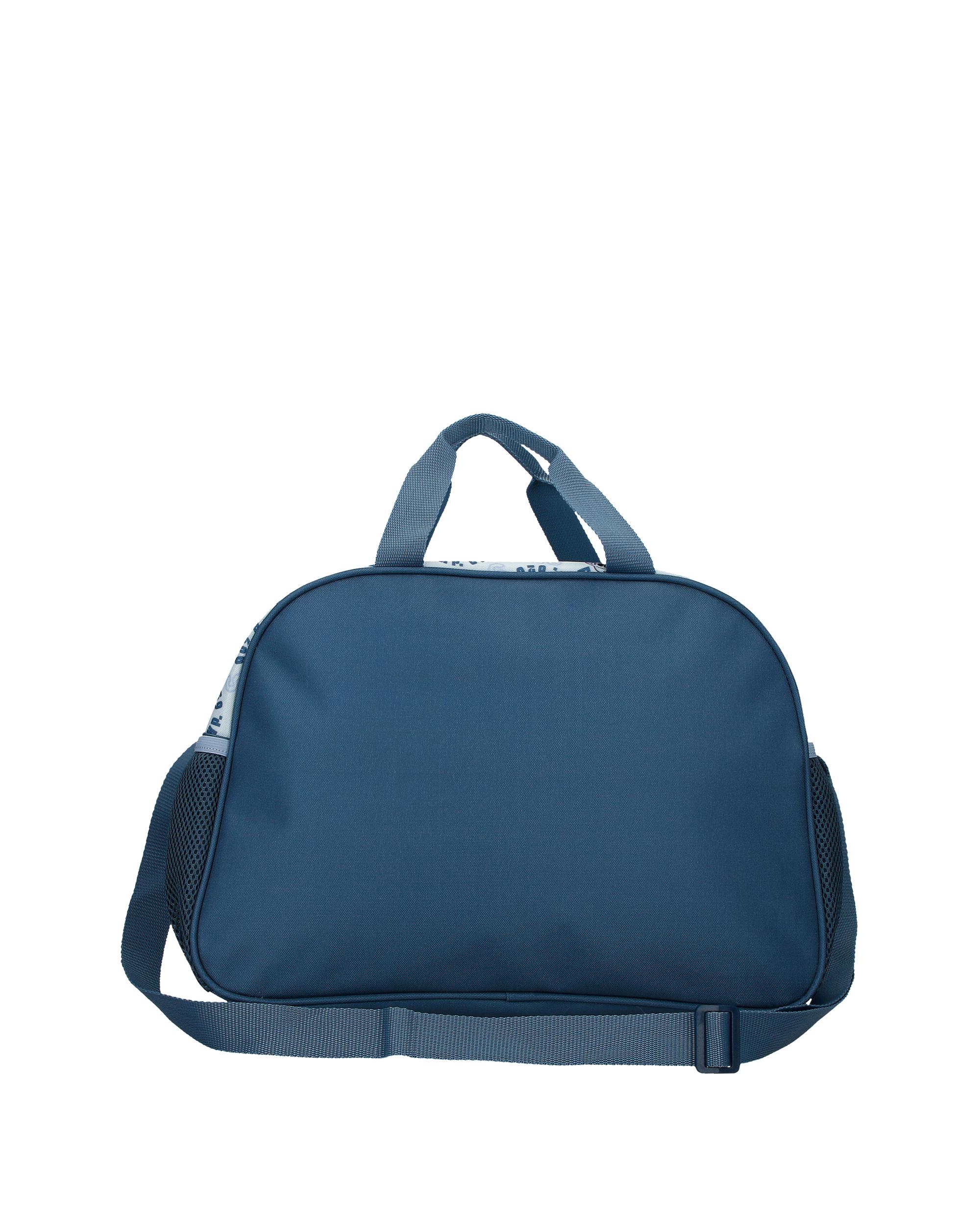 Mala de Viagem 40cm Disney Stitch Keep Going Azul-3