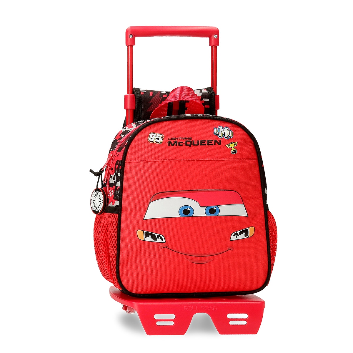 Imagem 0 de Mochila Pré-escolar Cars Mcqueen Red com Capacidade de 6l em Vermelho
