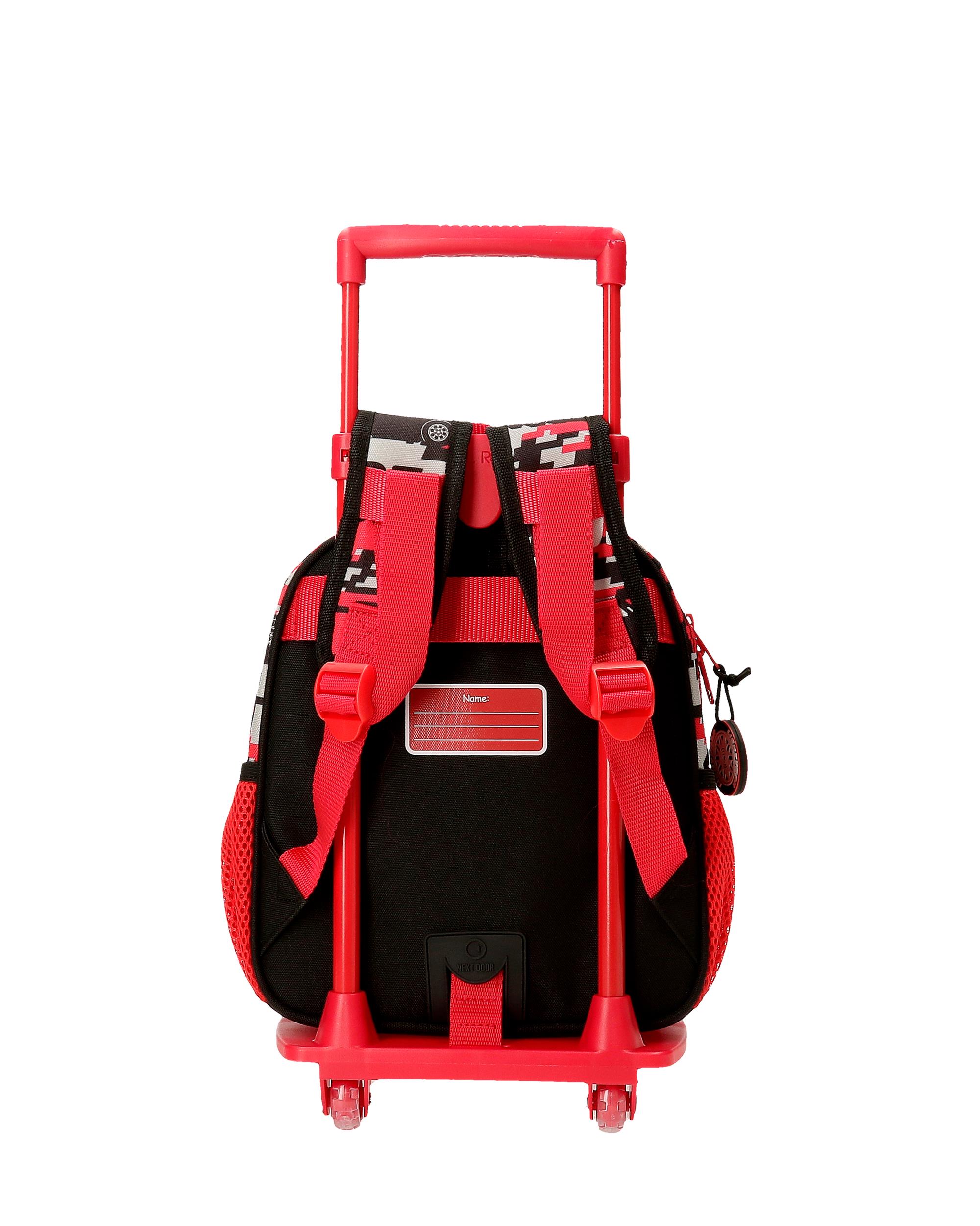 Mochila Pré-escolar Cars Mcqueen Red com Capacidade de 6l em Vermelho Vermelho-3