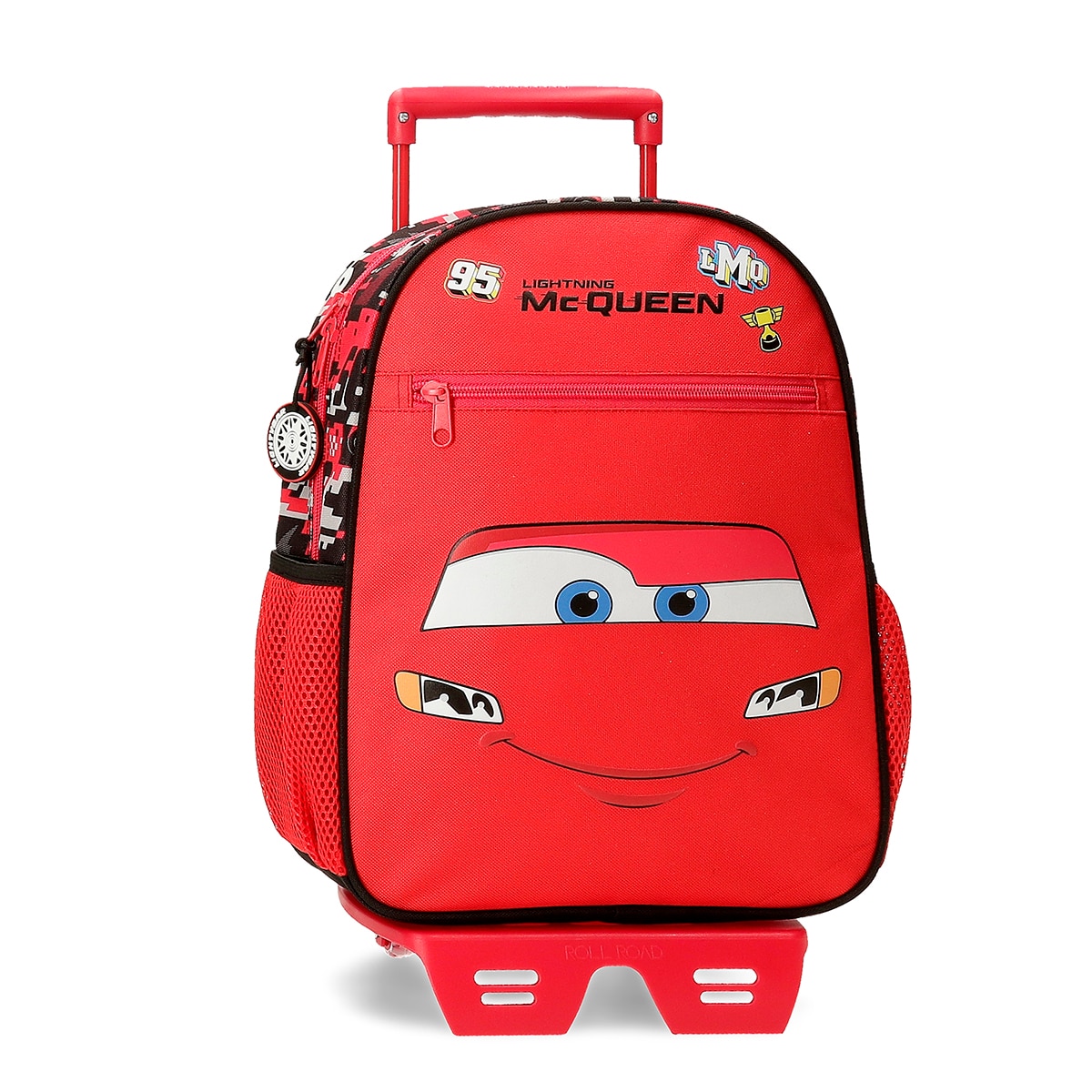 Imagem 0 de Mochila Escolar Cars Mcqueen Red com Capacidade de 9,801l com Carro em Vermelho