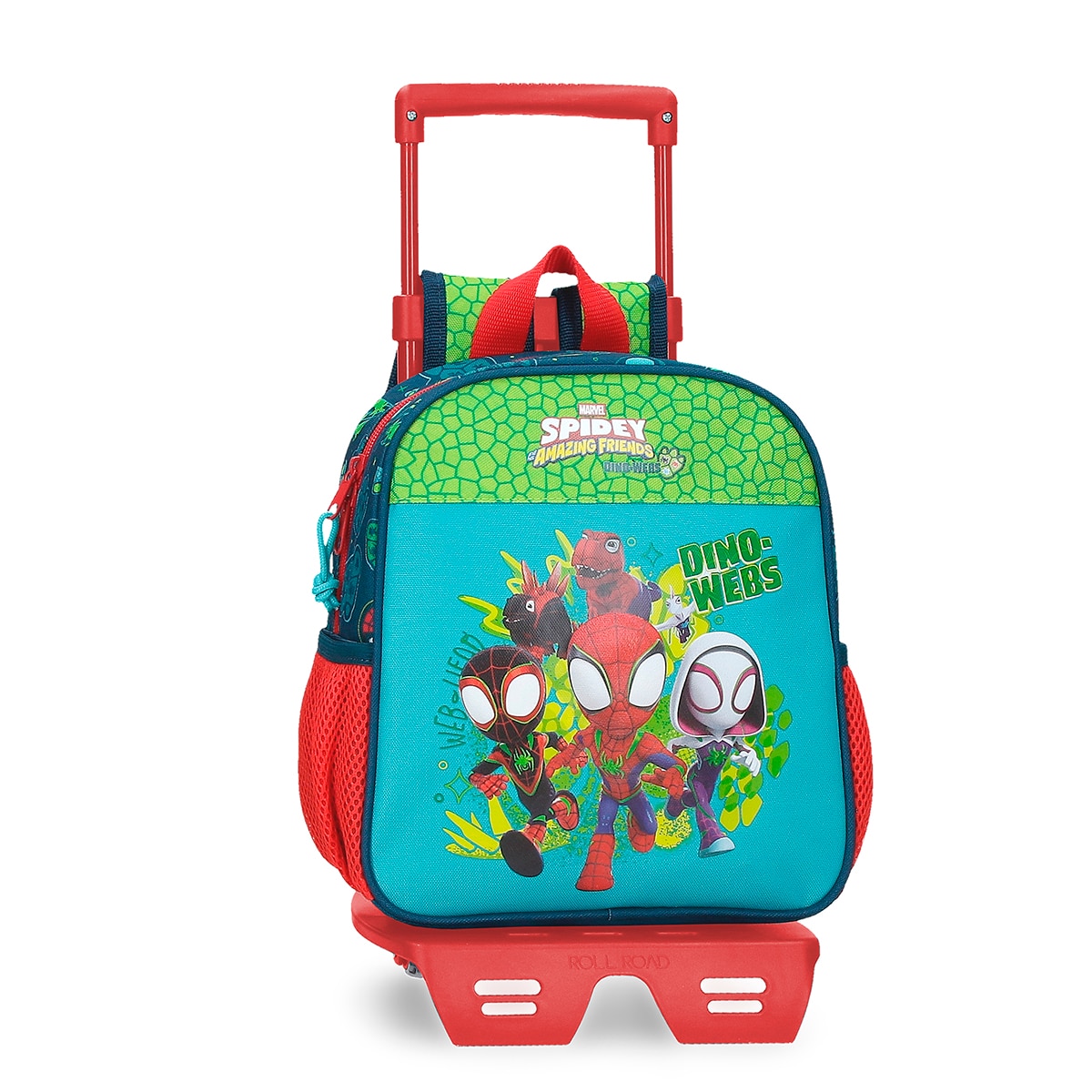 Imagem 0 de Mochila Pré-escolar com Trolley Dino-webs com Capacidade de 6l