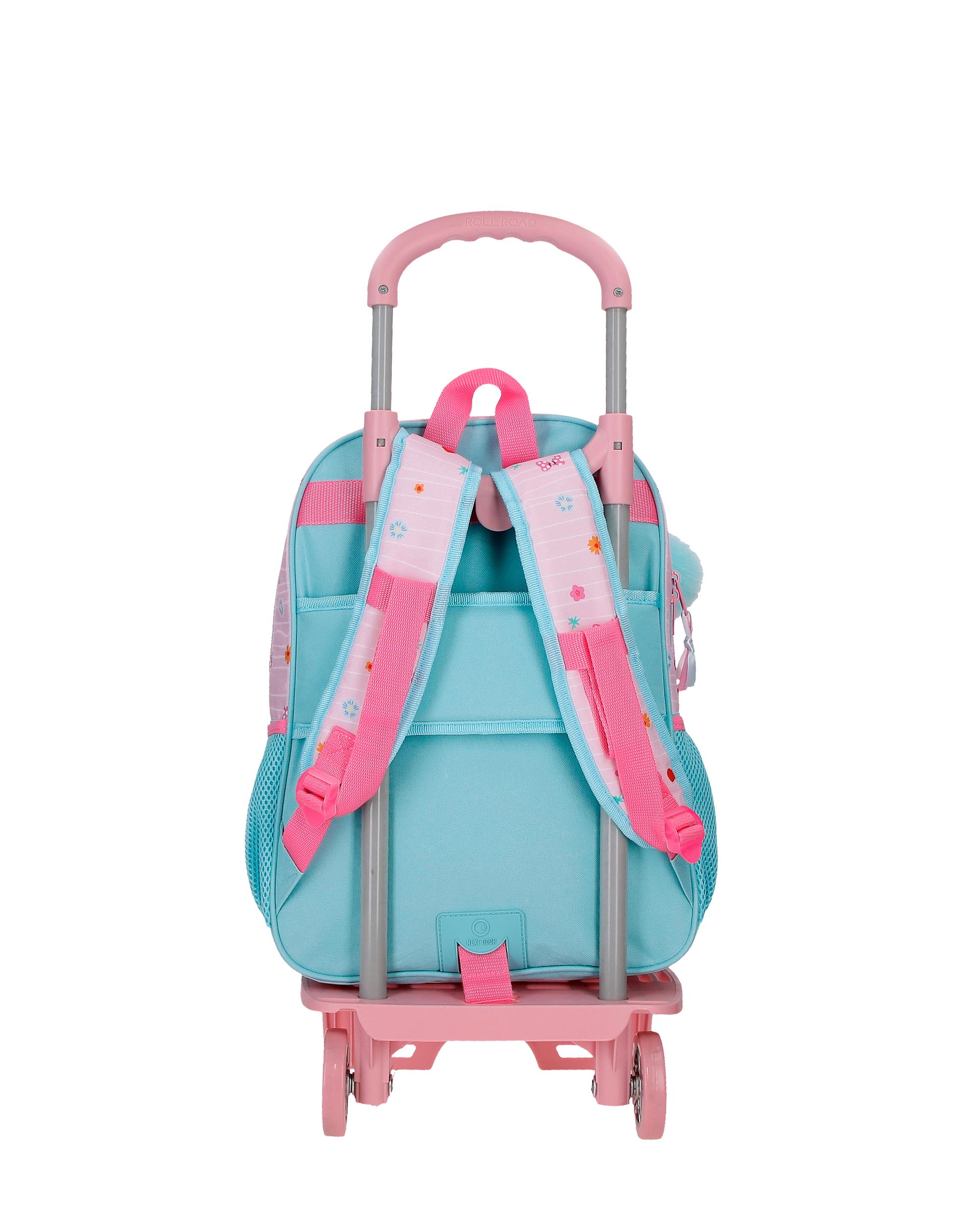 Mochila Escolar Minnie Happy To Be Me com Capacidade de 15,6l com Carro Rosa Rosa-3