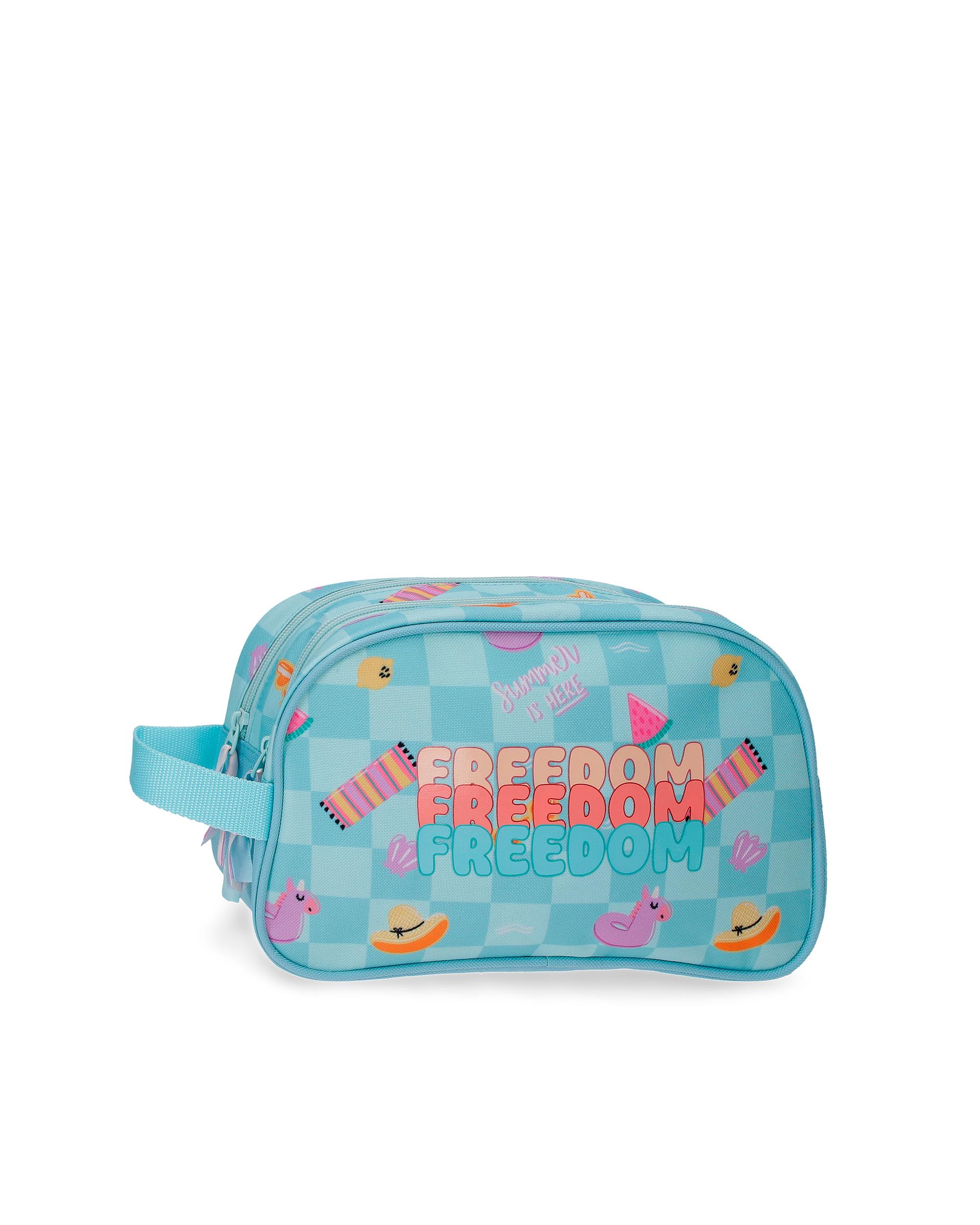 Necessaire Adaptável Dois Compartimentos Movom Freedom Azul-1