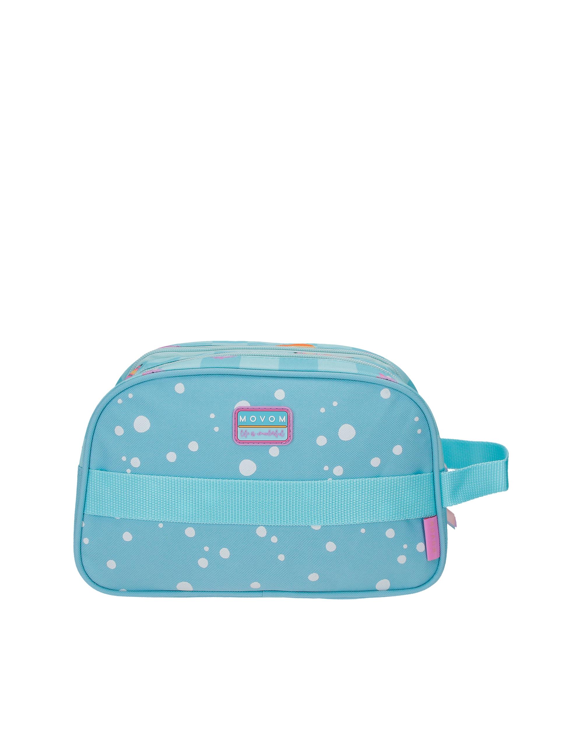 Necessaire Adaptável Dois Compartimentos Movom Freedom Azul-3