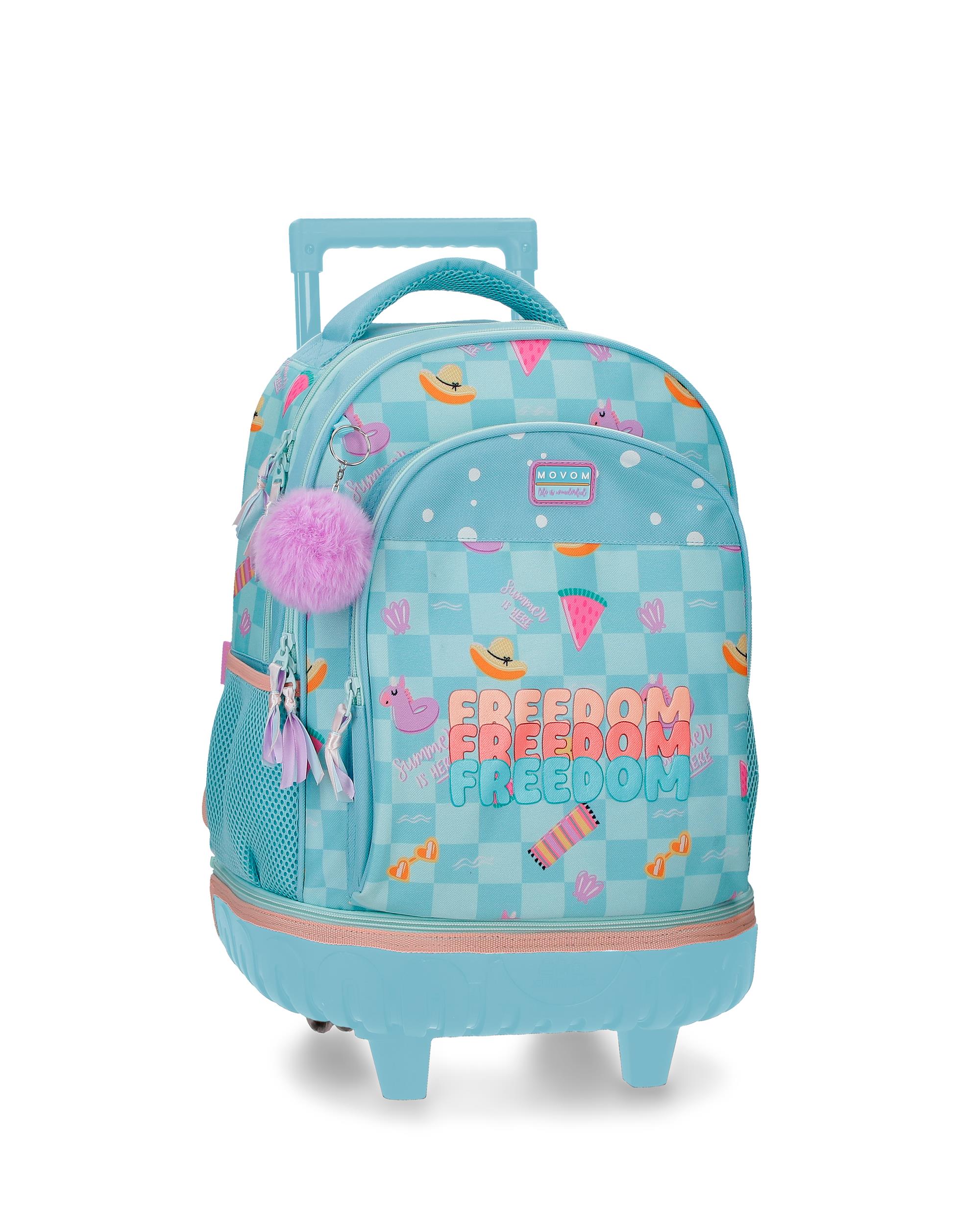 Imagem 0 de Mochila Compact Desmontável de Duas Rodas Movom Good Day com Capacidade de 29l em Lilás