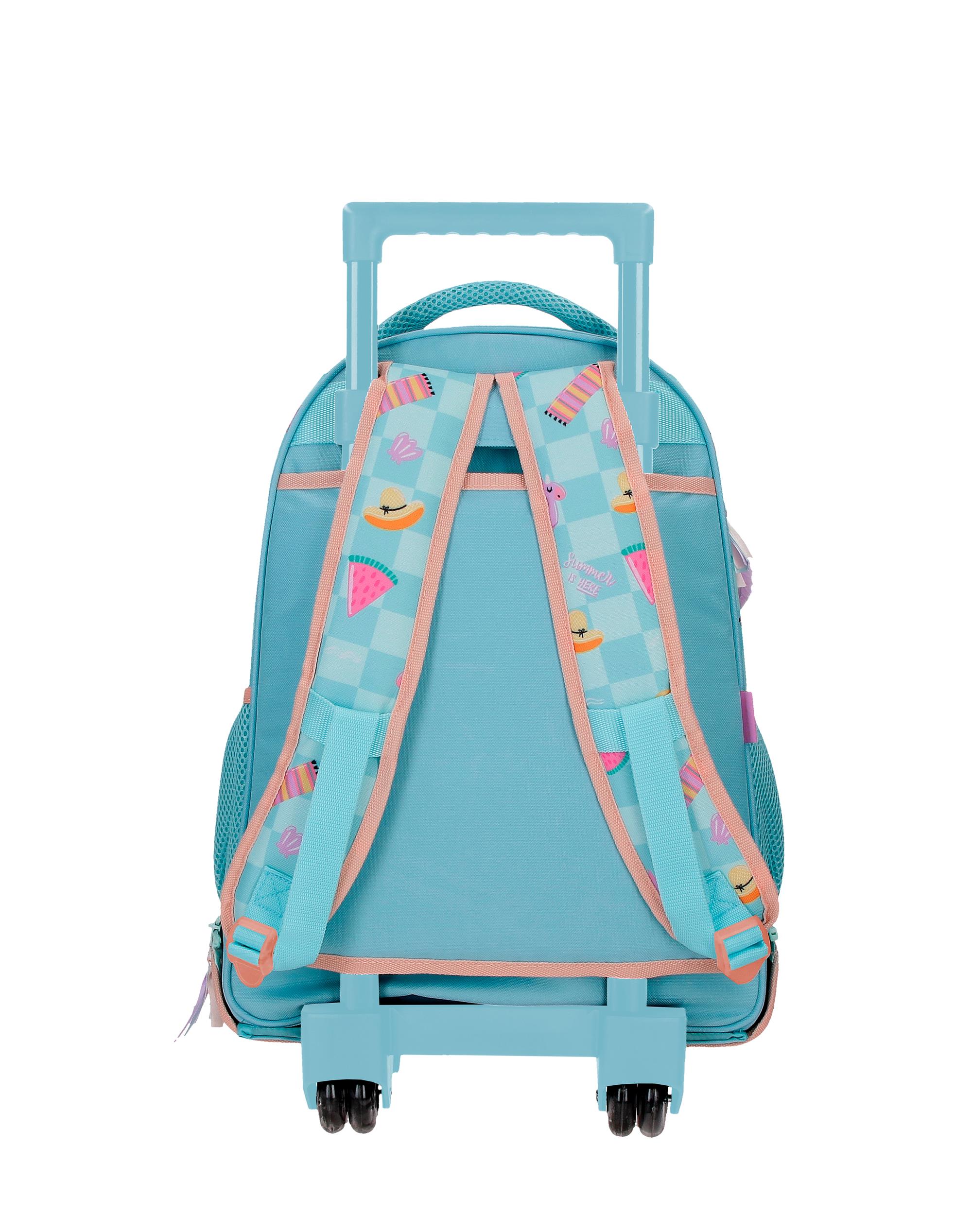 Mochila Compact Desmontável de Duas Rodas Movom Good Day com Capacidade de 29l em Lilás Azul-3