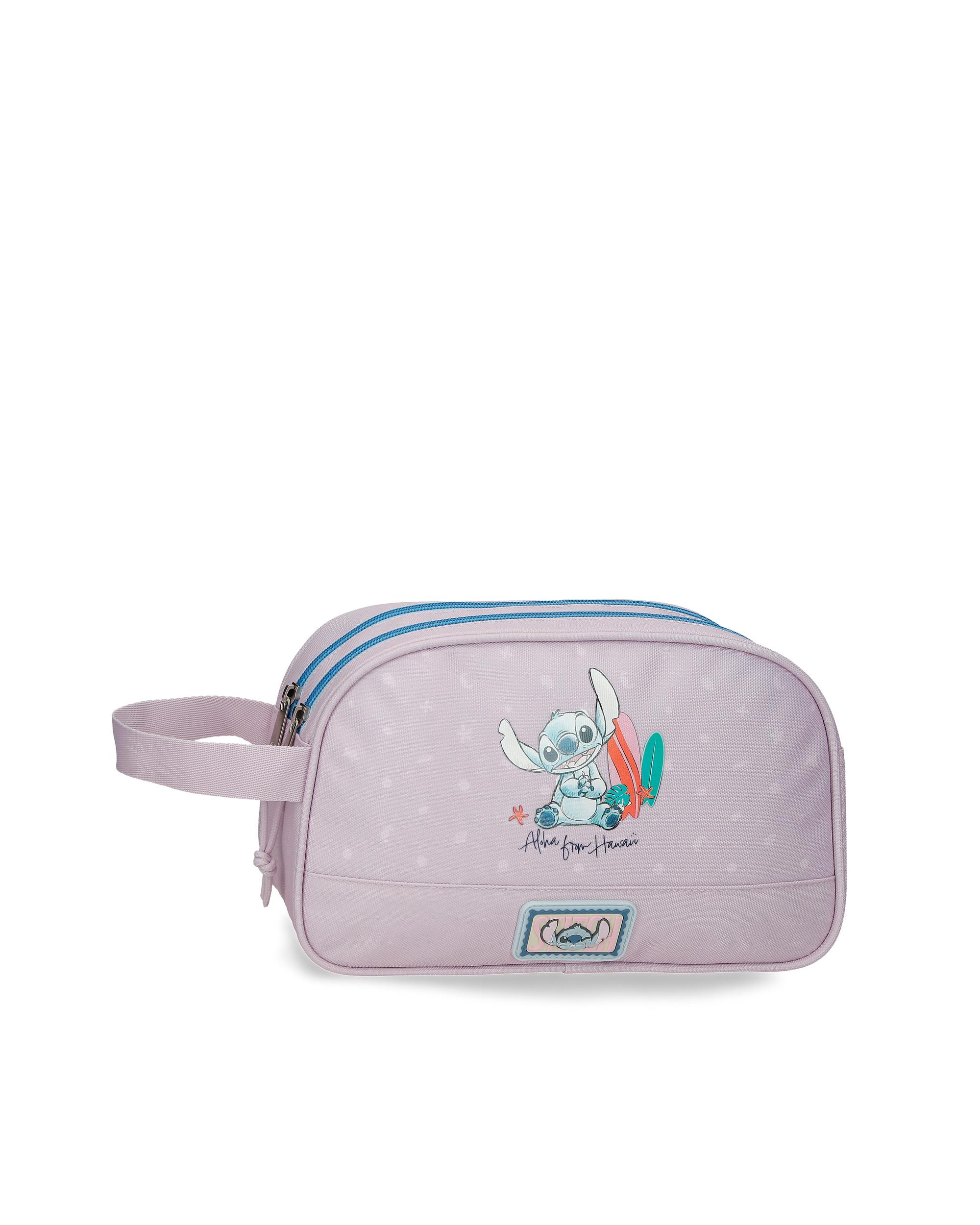 Imagem 0 de Necessaire Adaptável Dois Compartimentos Stitch From Hawaii